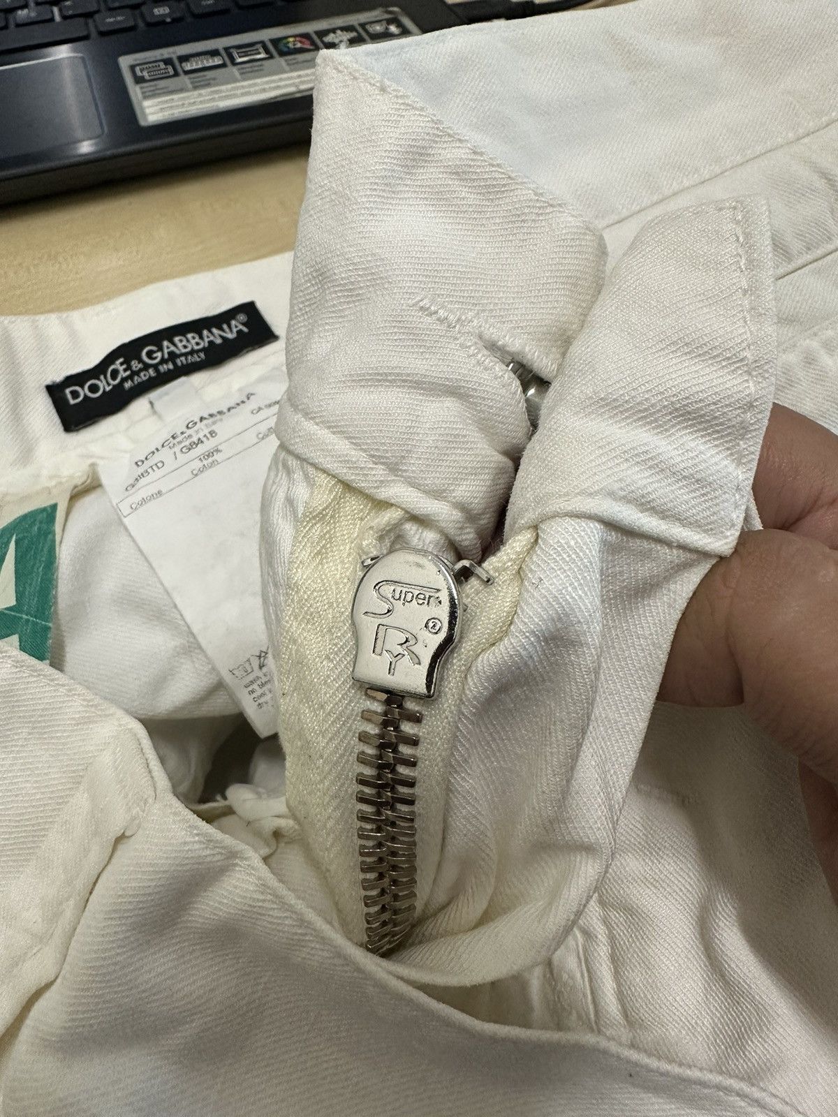 Dolce & Gabbana Vintage Dolce & Gabbana Studded Pocket Jeans Low Rise Size US 36 / EU 52 - 21 Thumbnail