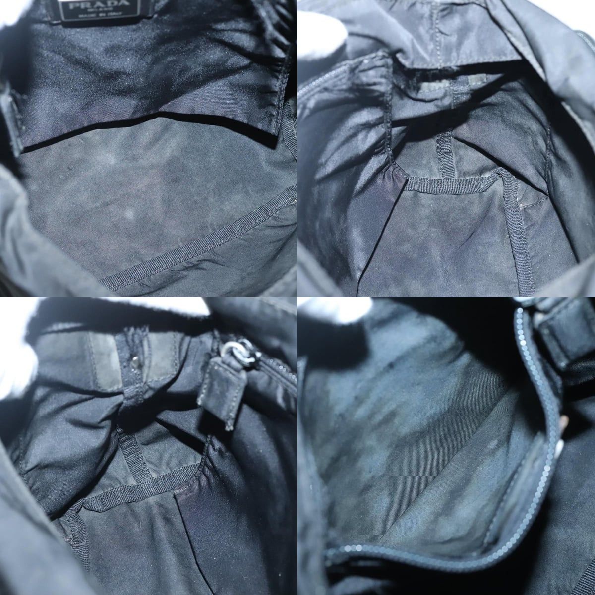 Prada PRADA Shoulder Bag Nylon Black Silver Size ONE SIZE - 12 Thumbnail