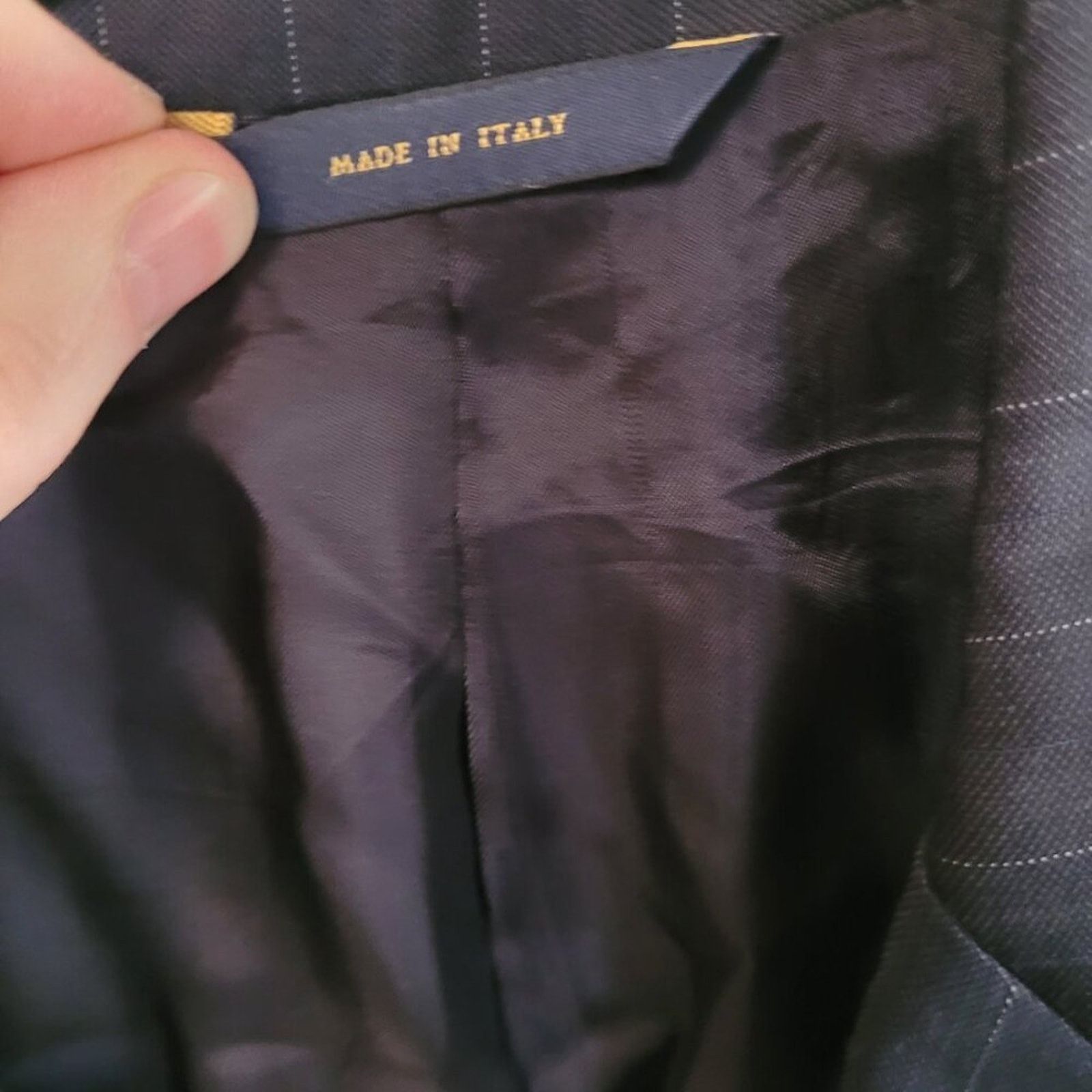 Brooks Brothers Brooks Brothers 1818 Pinstripe Suit Jacket 44R Made in Italy Size 44R - 2 Thumbnail