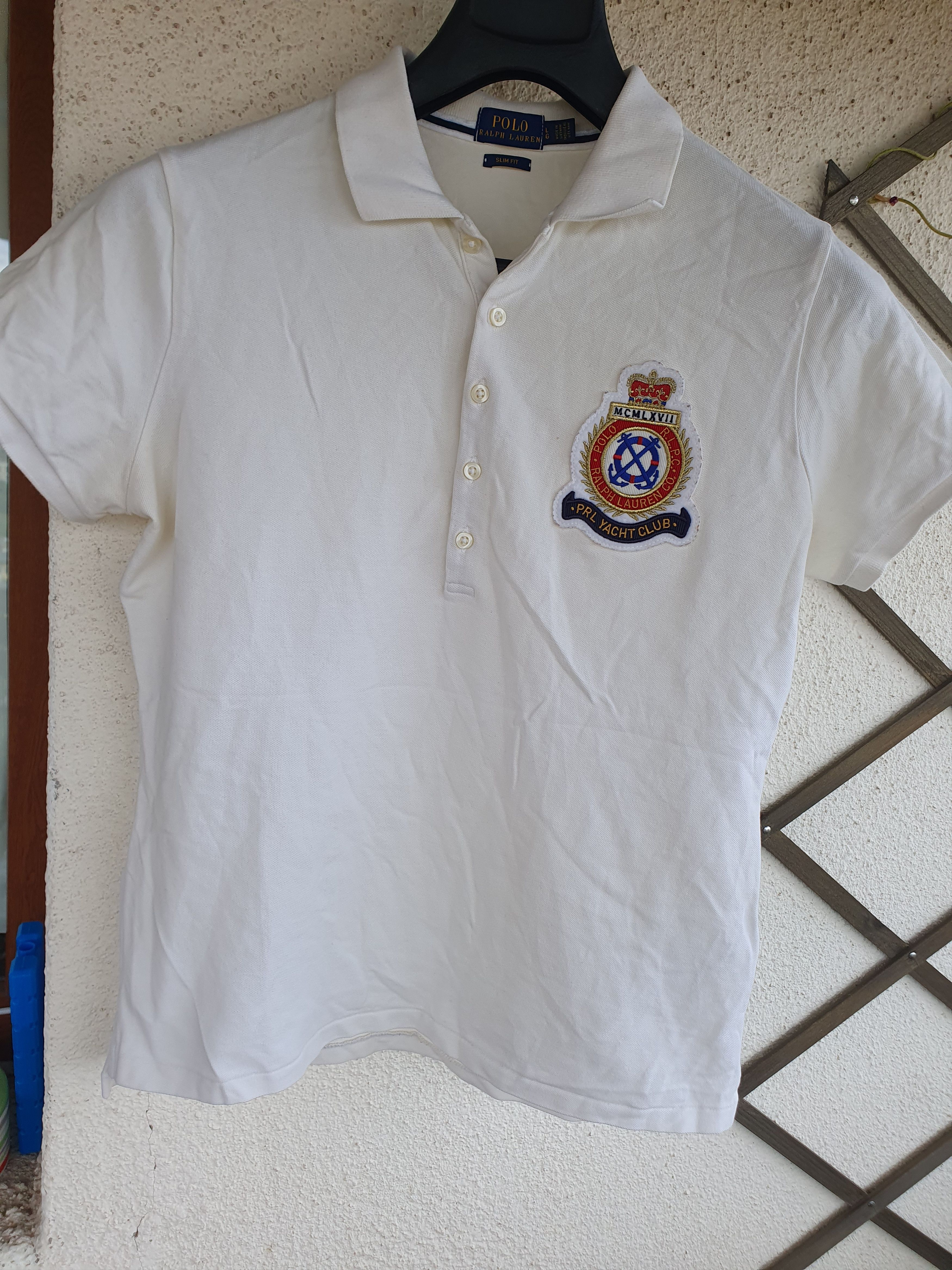 Polo Ralph Lauren Polo Ralph Lauren Slim Fit Crest Polo Shirt Yacht Club sz L Size L / US 10 / IT 46 - 2 Thumbnail