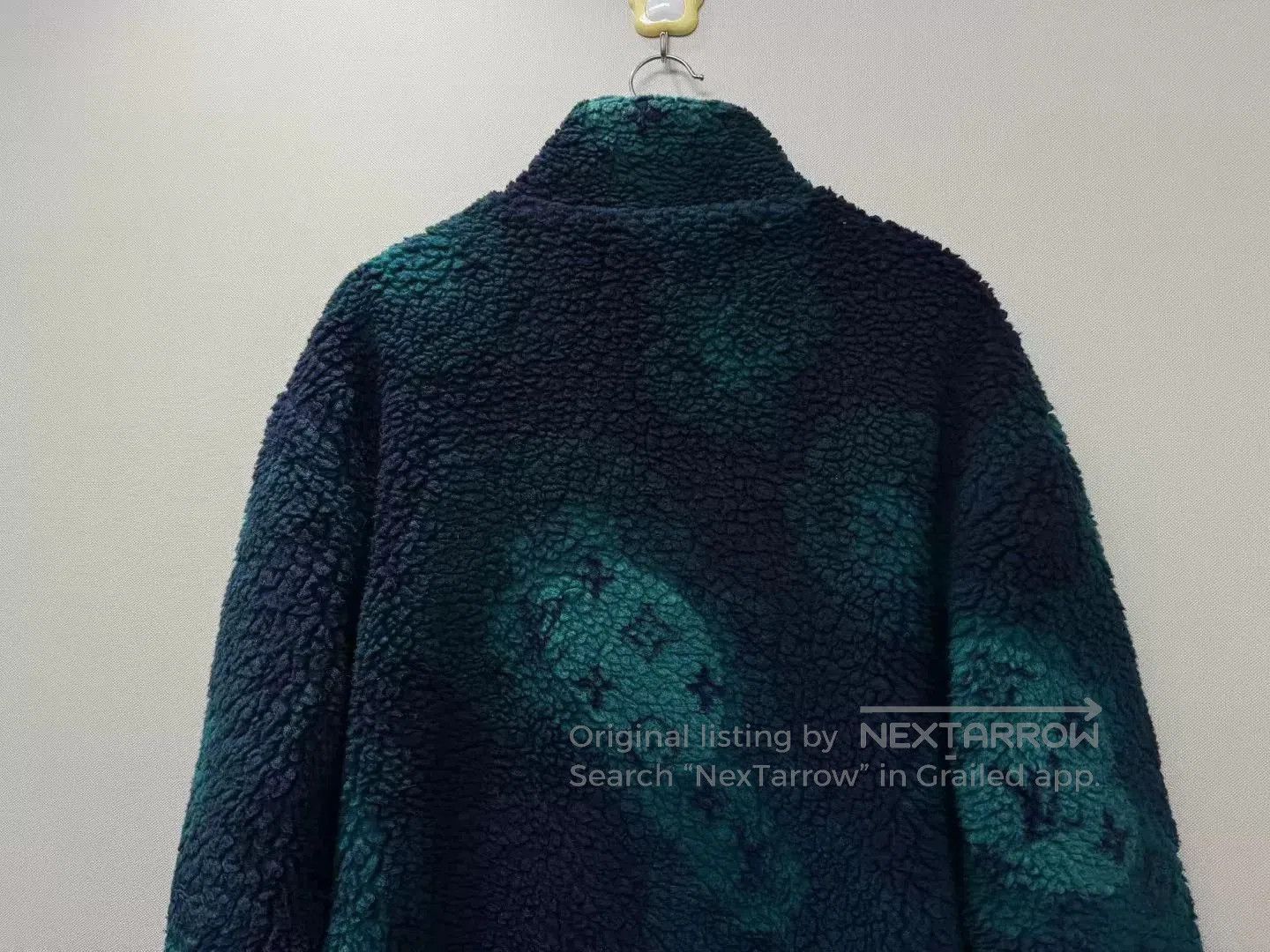 Louis Vuitton Louis Vuitton Black Green Logo Teddy Jacket. Size US XL / EU 56 / 4 - 5 Thumbnail