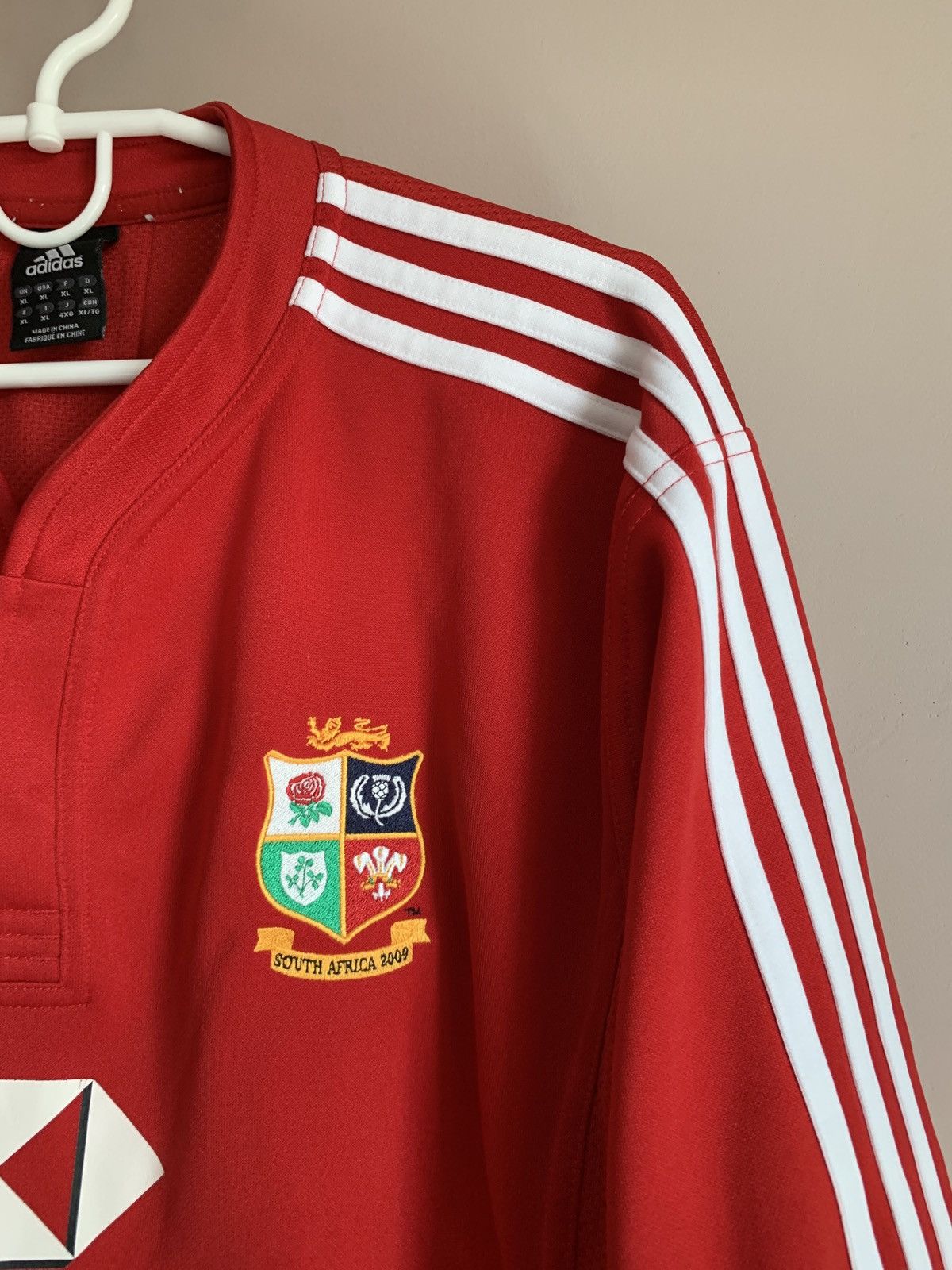 Adidas British and Irish Lions 2009 Rugby Union Shirt Adidas Sz XL Size US XL / EU 56 / 4 - 4 Thumbnail