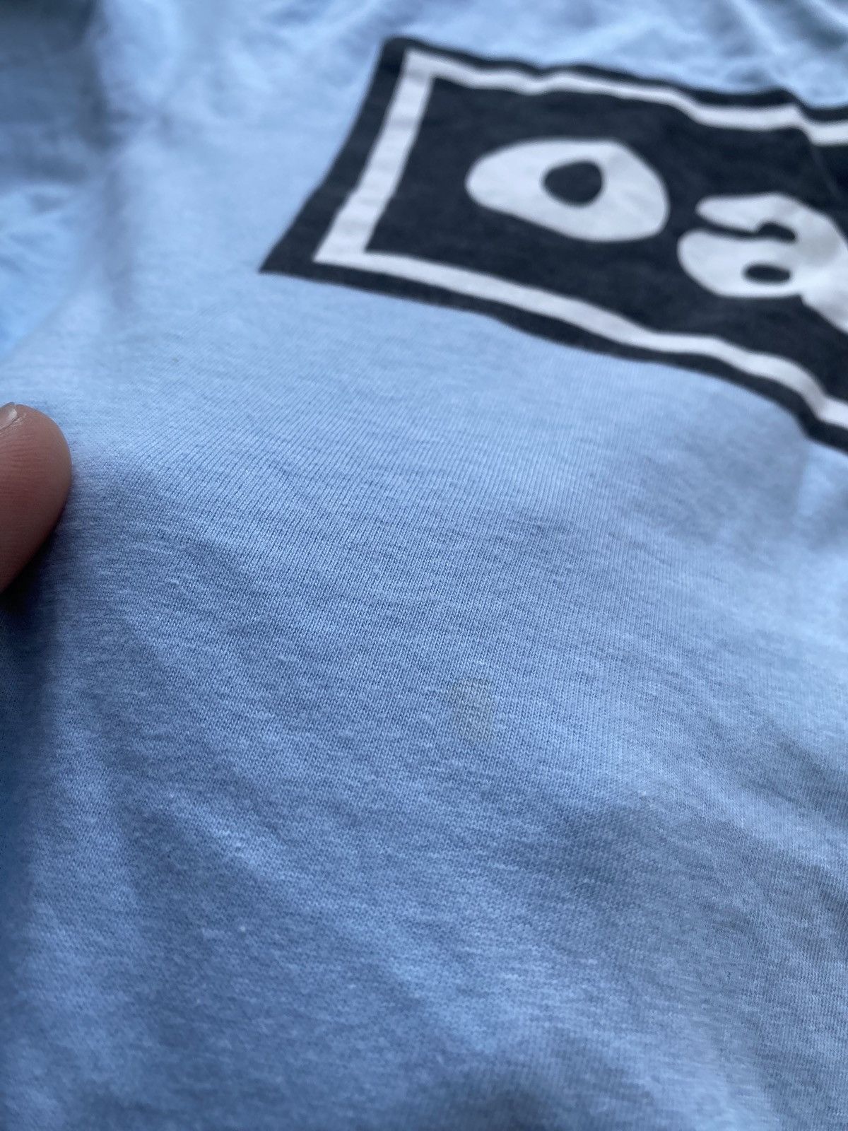 Band Tees 🔥00s 2020 Oasis Band Tour blue tee faded Size US S / EU 44-46 / 1 - 10 Thumbnail