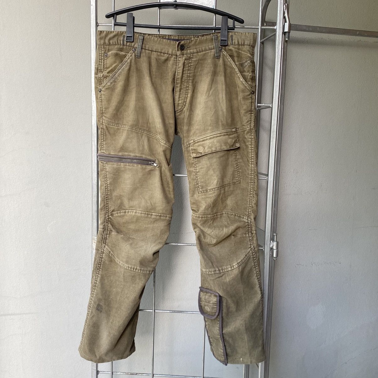 Designer G.star raw Vintage Utility Cargo Pants – Faded Olive Size US 38 / EU 54 - 24 Thumbnail