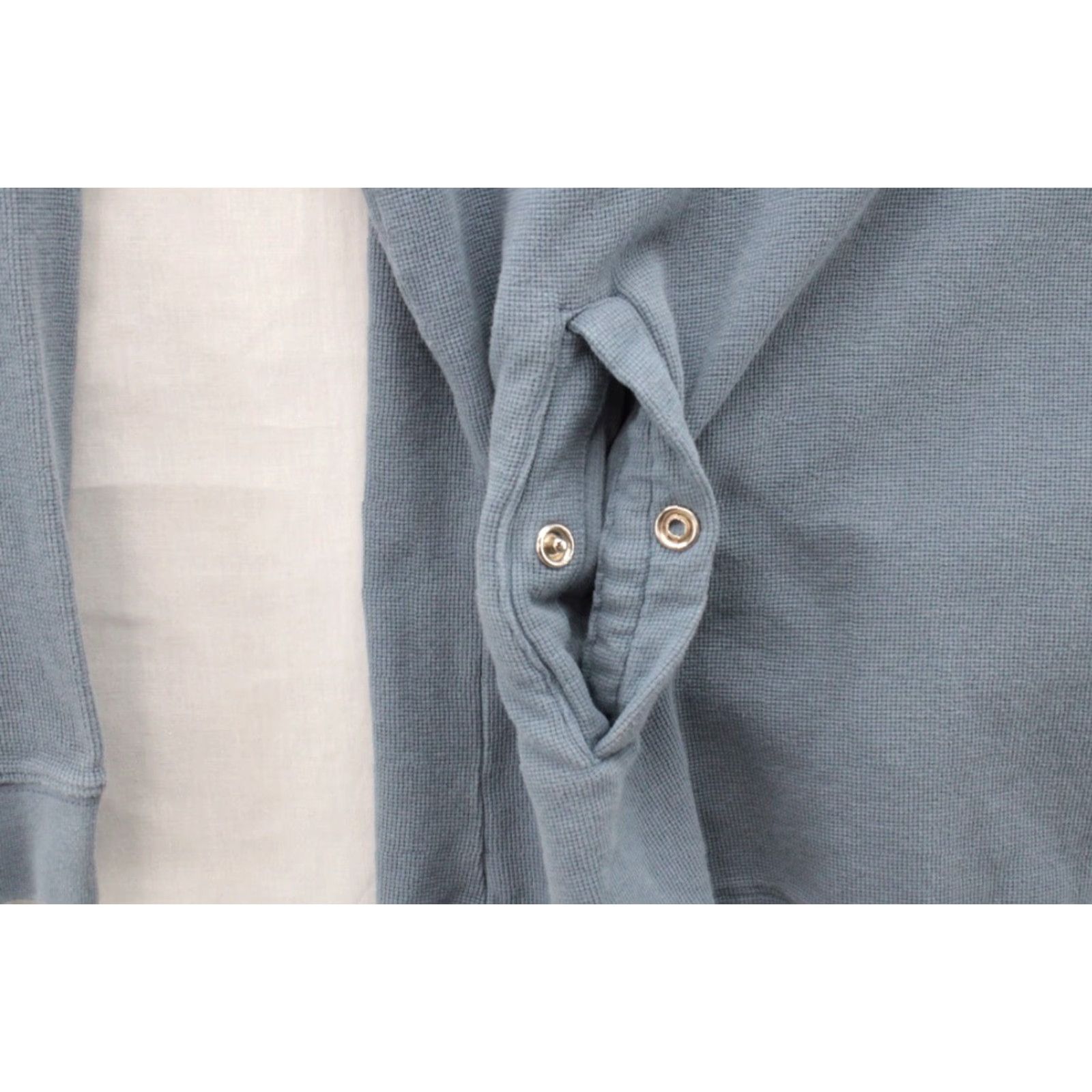 Carhartt VINTAGE Carhartt Waffle Knit Pullover Shirt Mens XL Blue Grey Thermal Long Sleeve Pocket Size US XL / EU 56 / 4 - 5 Thumbnail