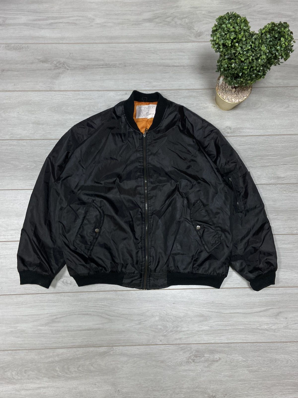 Vintage MA-1 vintage flyers man bomber jacket Size US XL / EU 56 / 4 - 1 Thumbnail