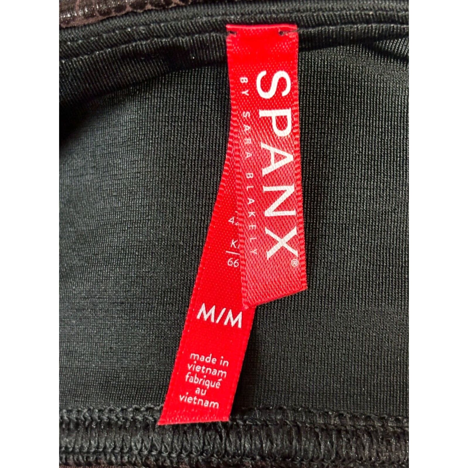 Spanx SPANX Faux Leather Leggings Brown Animal Print High Rise Women's Medium Size 32" / US 10 / IT 46 - 6 Thumbnail