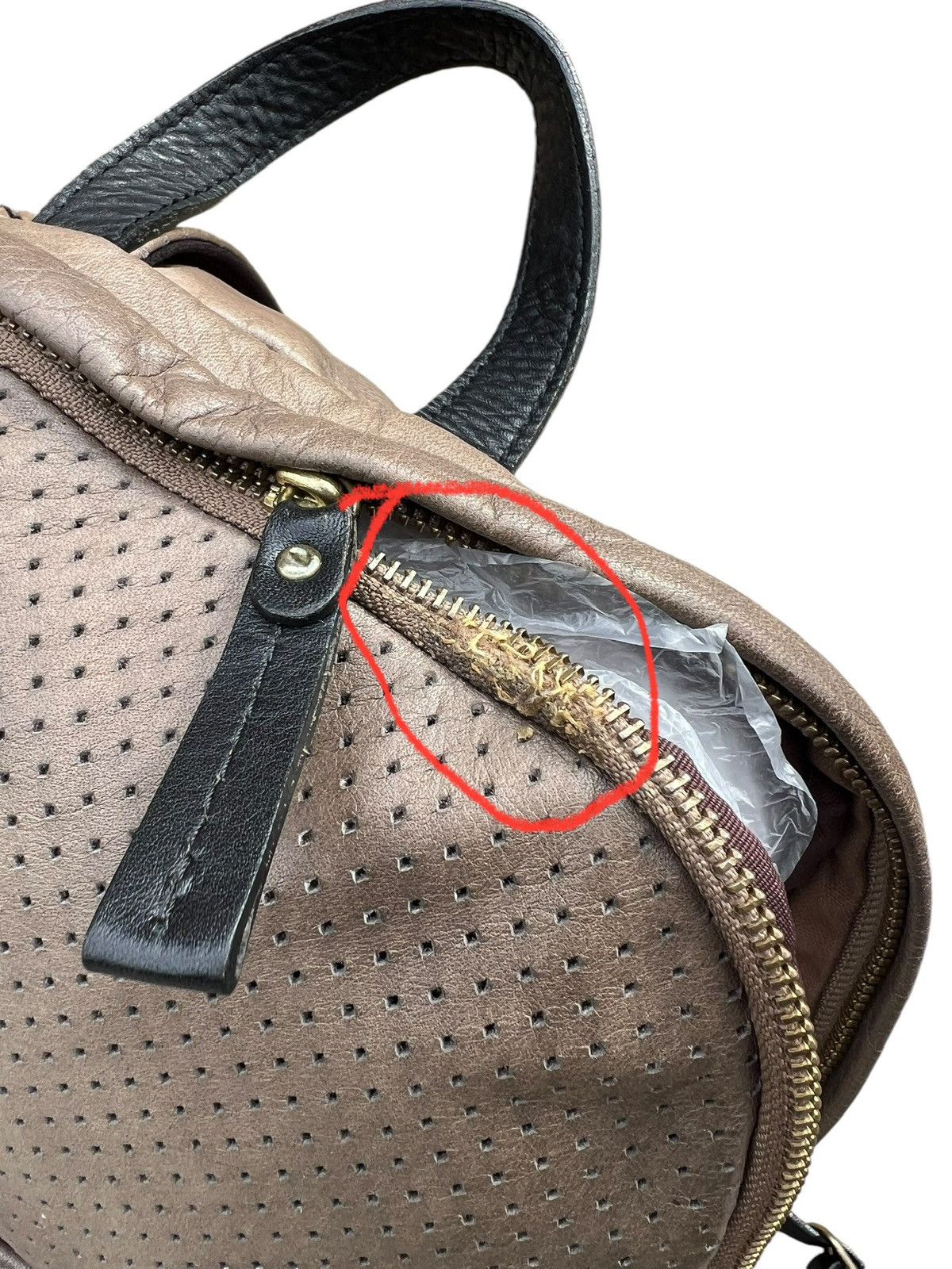 Leather Sot Japan Muddy Dirty Patina Napa Leather Backpack Bag Size ONE SIZE - 21 Thumbnail