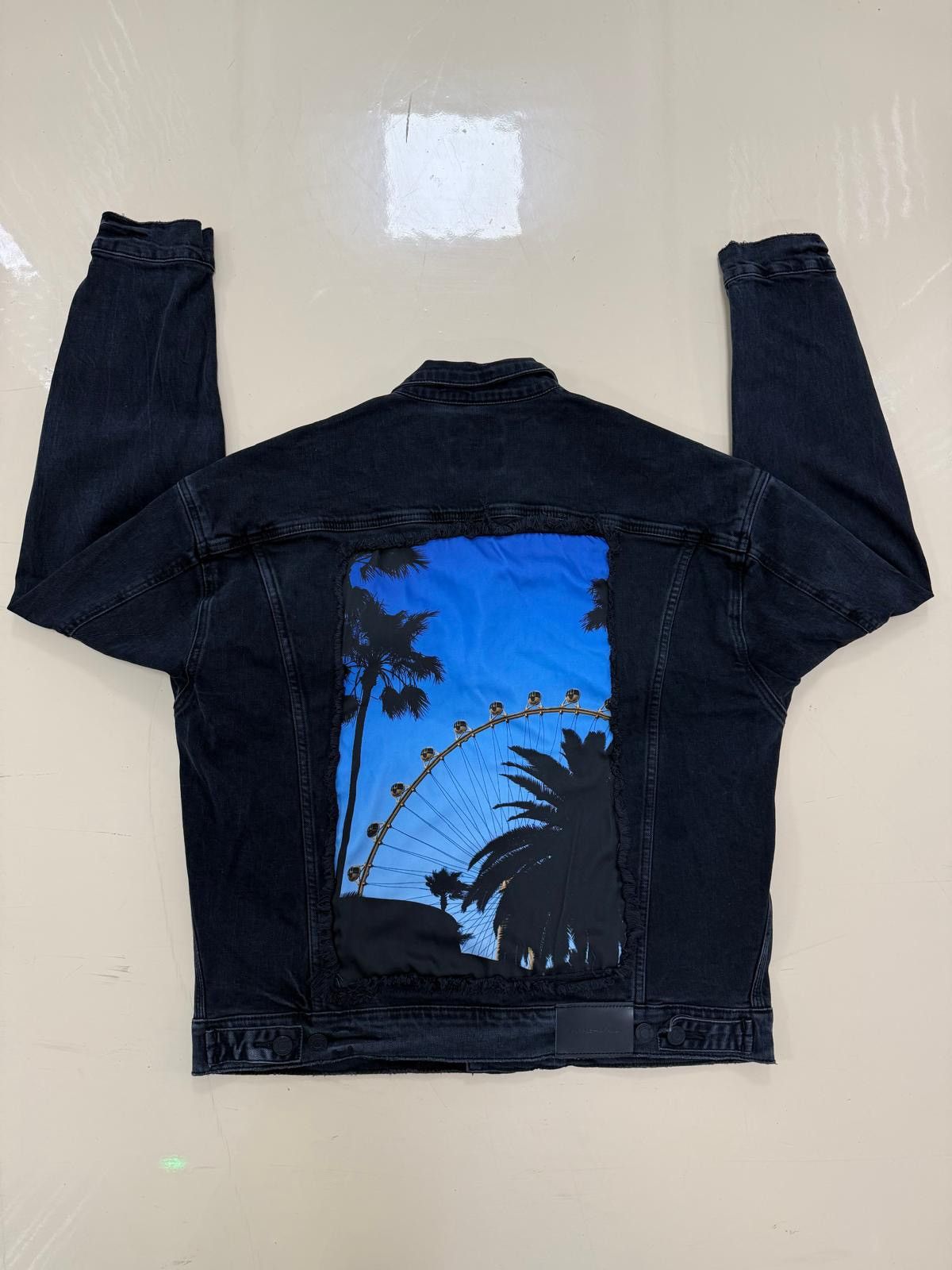 Blue Sky Inn × Purple Brand Purple x Blue Sky Inn Denim Jacket Size US M / EU 48-50 / 2 - 2 Thumbnail