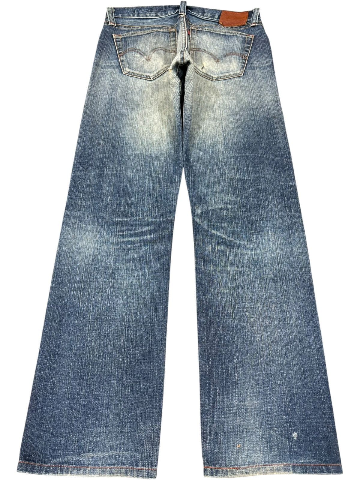Levi's Vintage 90s Levis 505 Mud Wash Distressed Loose Jeans Size US 33 - 2 Thumbnail