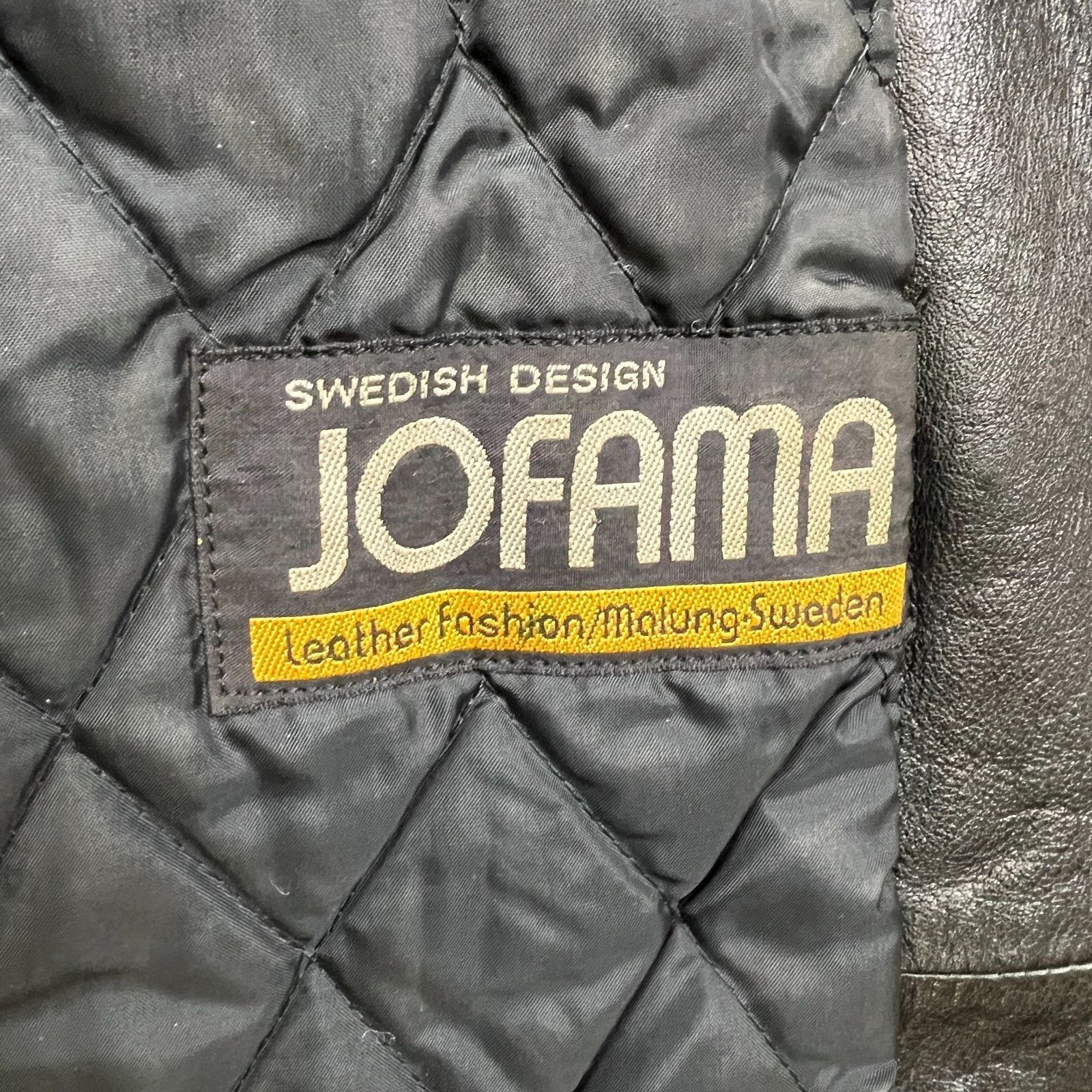 Vintage Vintage JOFAMA Swedish Leather Trench Coat Quilted Lined 90s Size M / US 6-8 / IT 42-44 - 10 Thumbnail