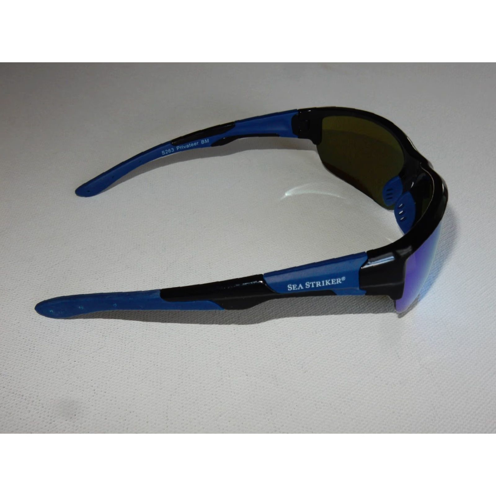 Vintage Sea Striker Privateer S263 BM Fishing Sunglasses Men Blue Size ONE SIZE - 3 Thumbnail