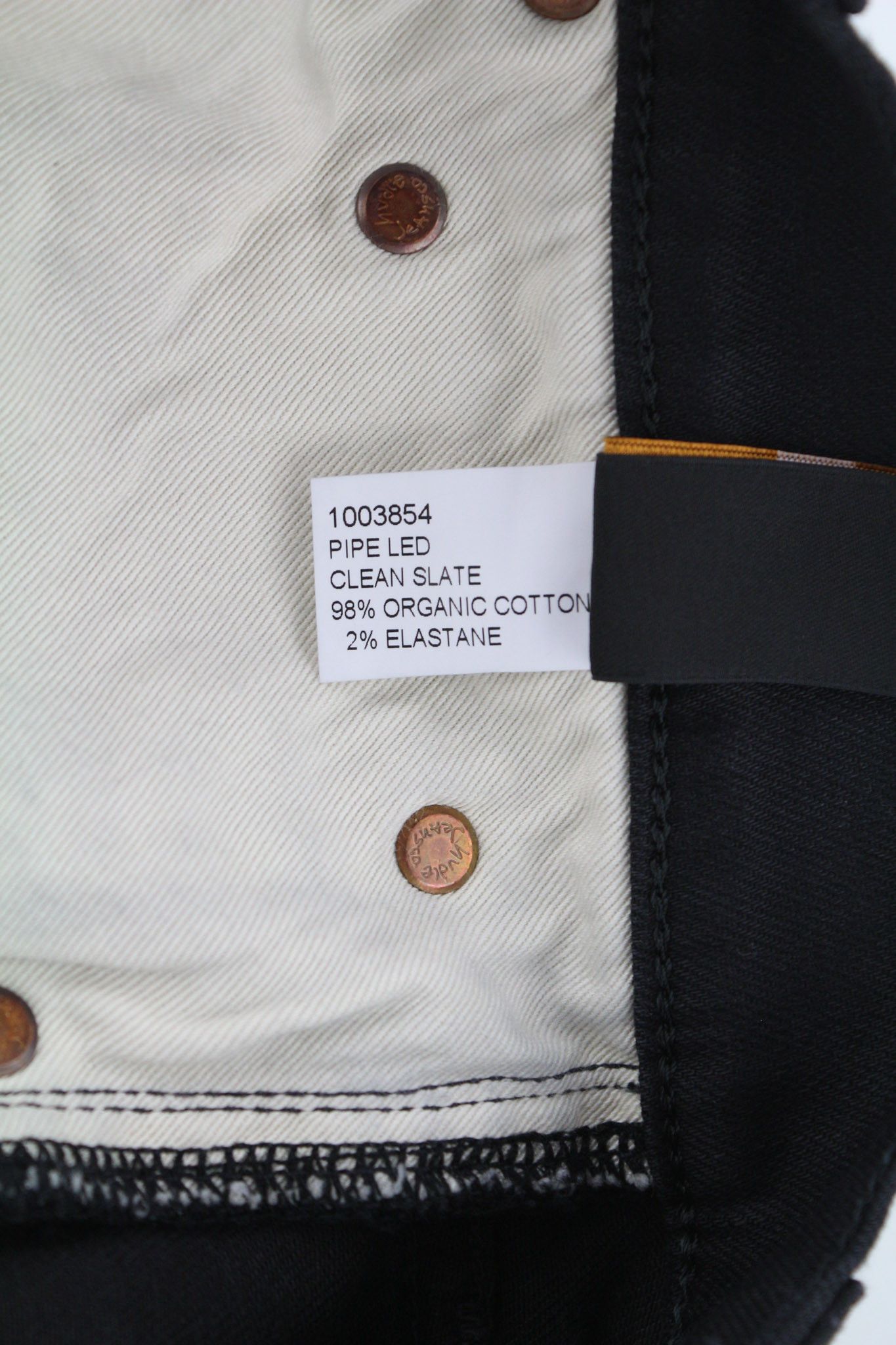 Nudie Jeans PIPE LED W28/L32 Clean Slate Organic Cotton Jeans 80460 Size US 28 / EU 44 - 7 Thumbnail