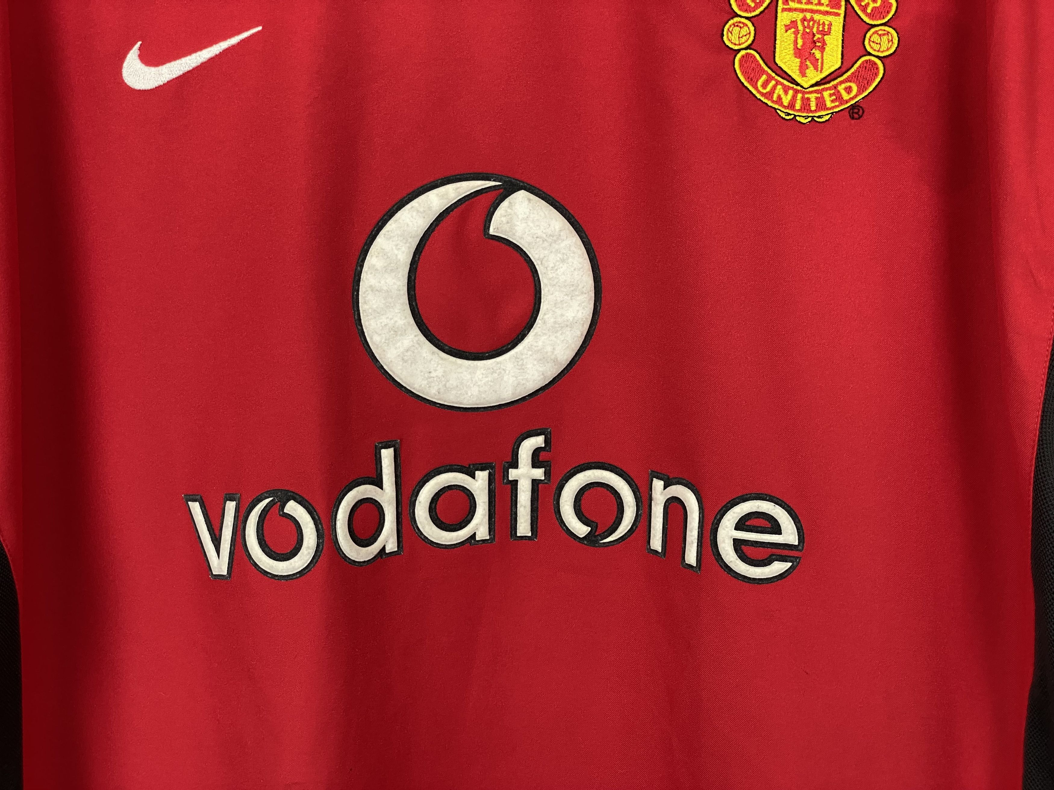 Nike MANCHESTER UNITED 2002/04 Rio Ferdinand 6 Home Football Kit Size US XL / EU 56 / 4 - 6 Thumbnail