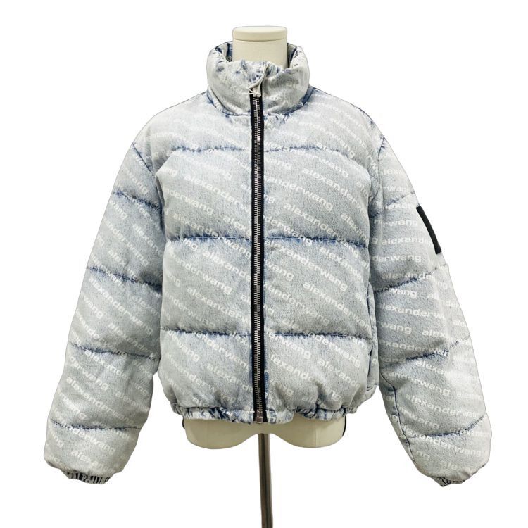 Alexander Wang Alexander Wang Logo Print Puffer Jacket XS Size XS / US 0-2 / IT 36-38 - 1 Thumbnail