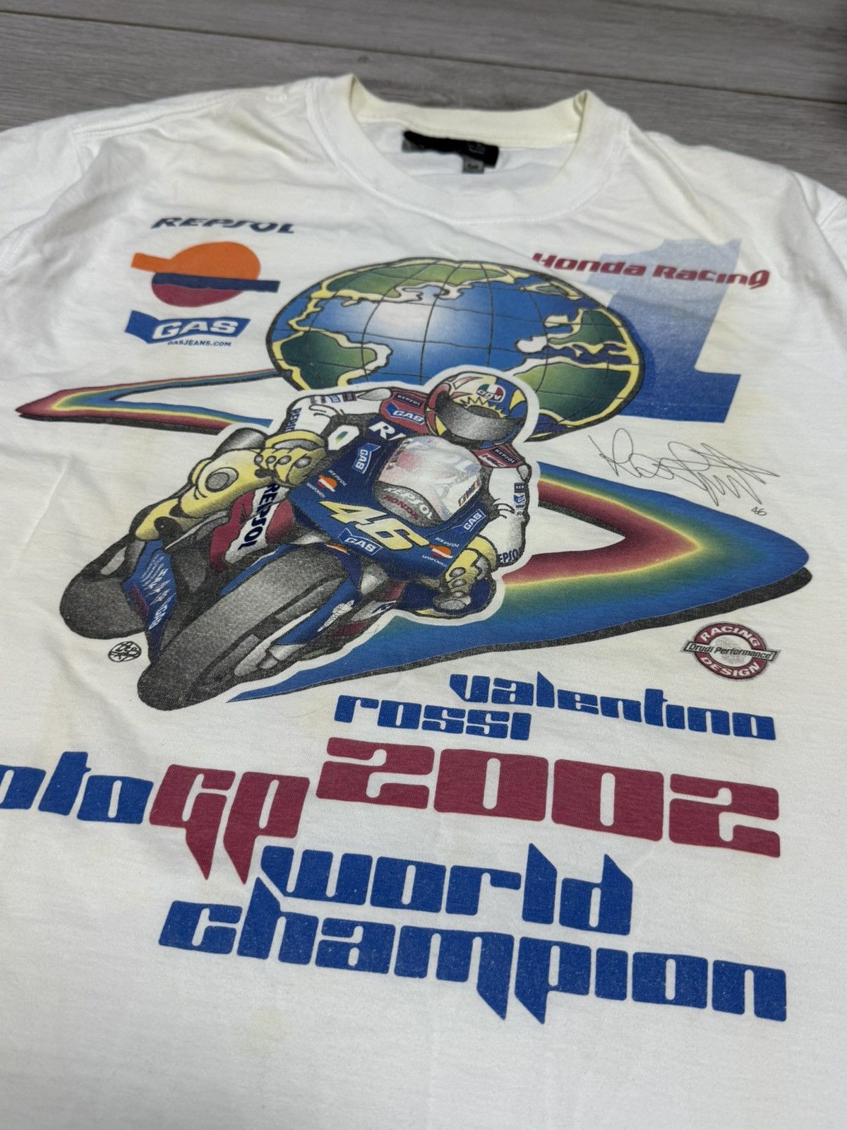 Honda Honda Repsol Gas 2002 vintage Valentino Rossi Size US M / EU 48-50 / 2 - 4 Thumbnail