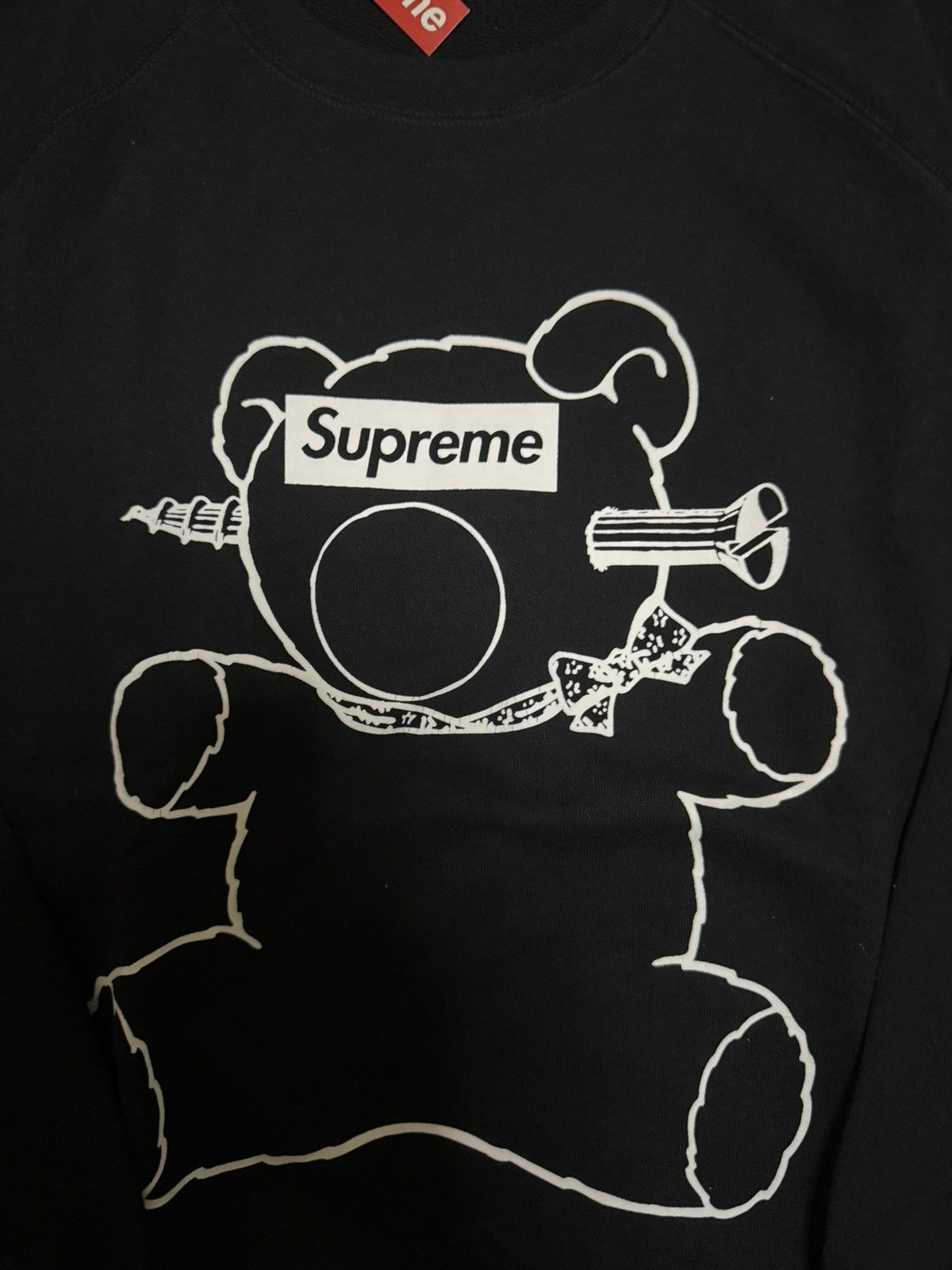 Supreme × Undercover Supreme undercover bear box logo crewneck Size US XL / EU 56 / 4 - 5 Thumbnail