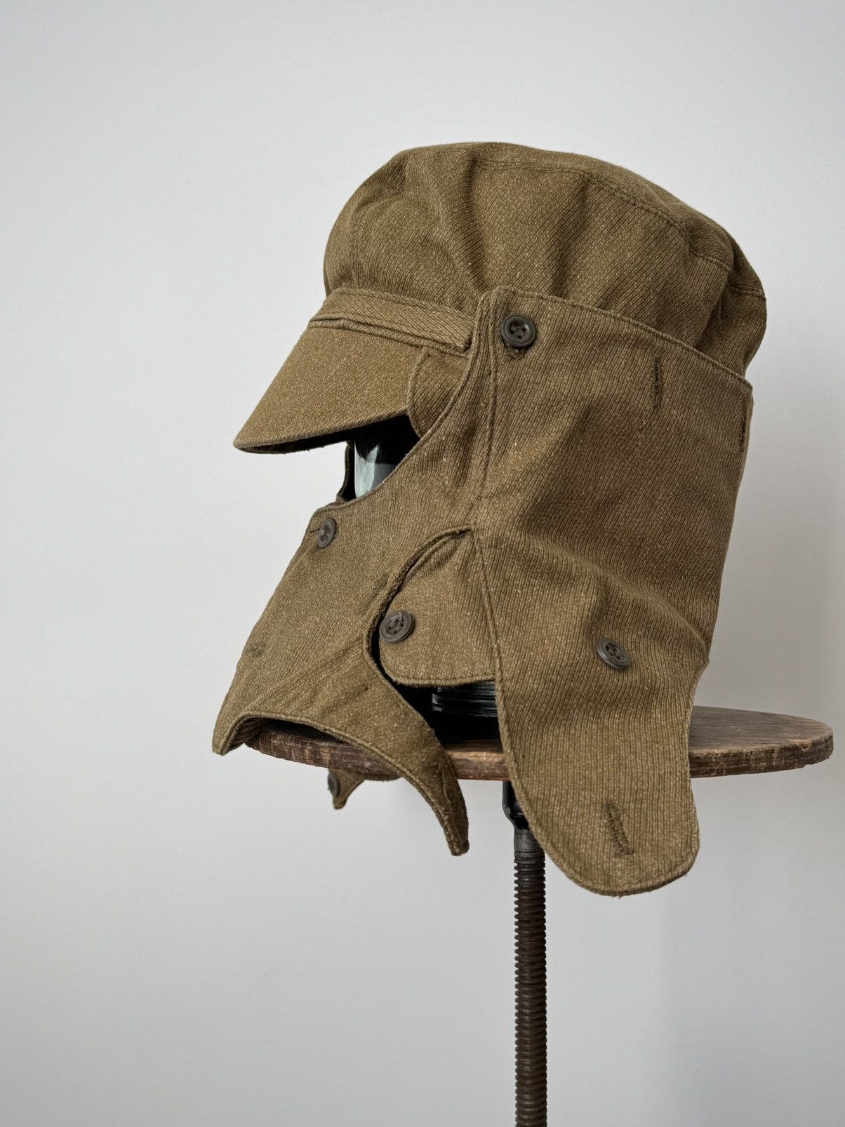 Vintage Vintage 1970s USSR Army 'Afghanka OKZK' Balaclava Cap Size ONE SIZE - 2 Thumbnail