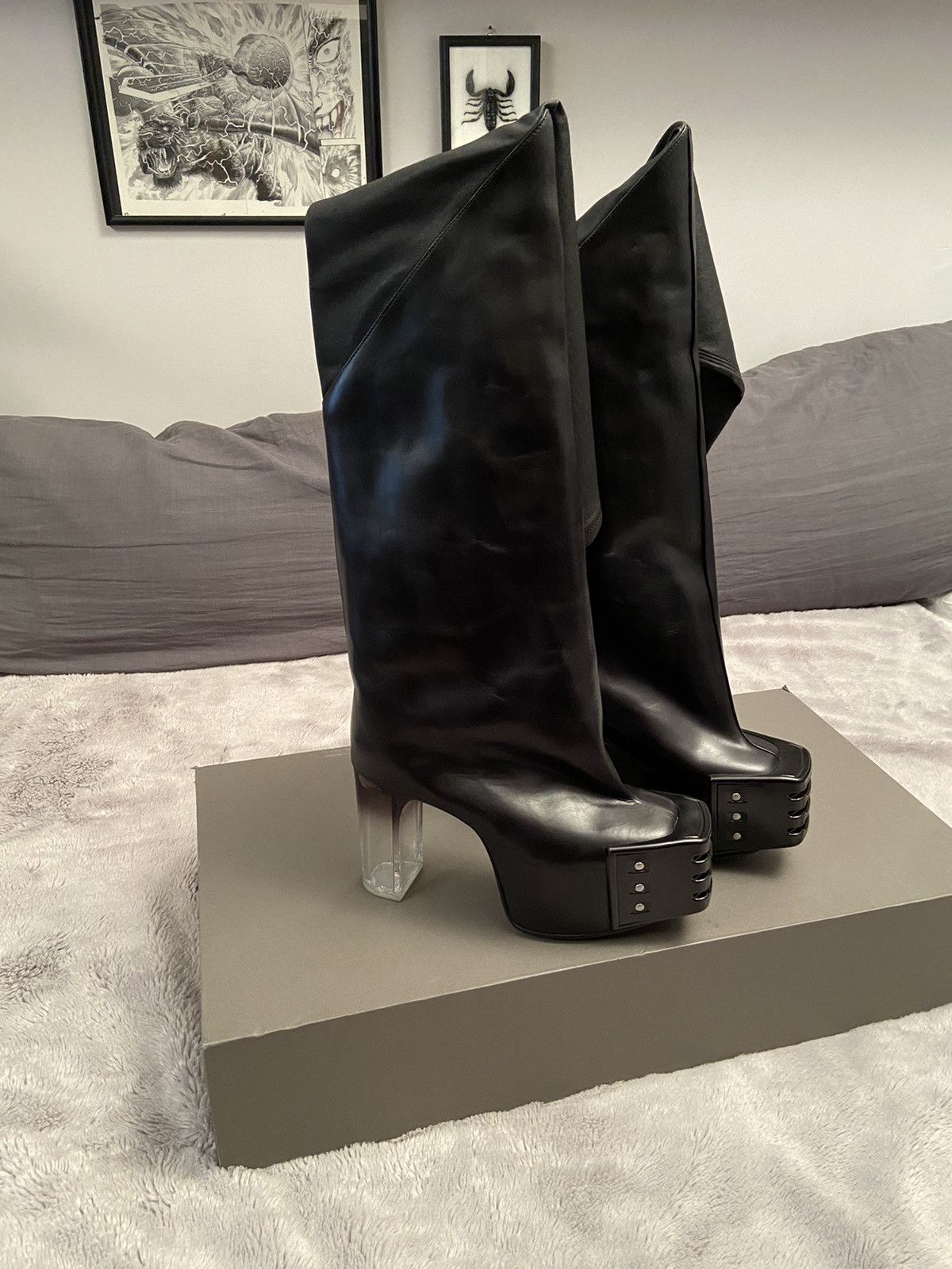 Rick Owens Rick Owens kiss Oblique Platform Legrde Size US 9 / EU 42 - 2 Thumbnail