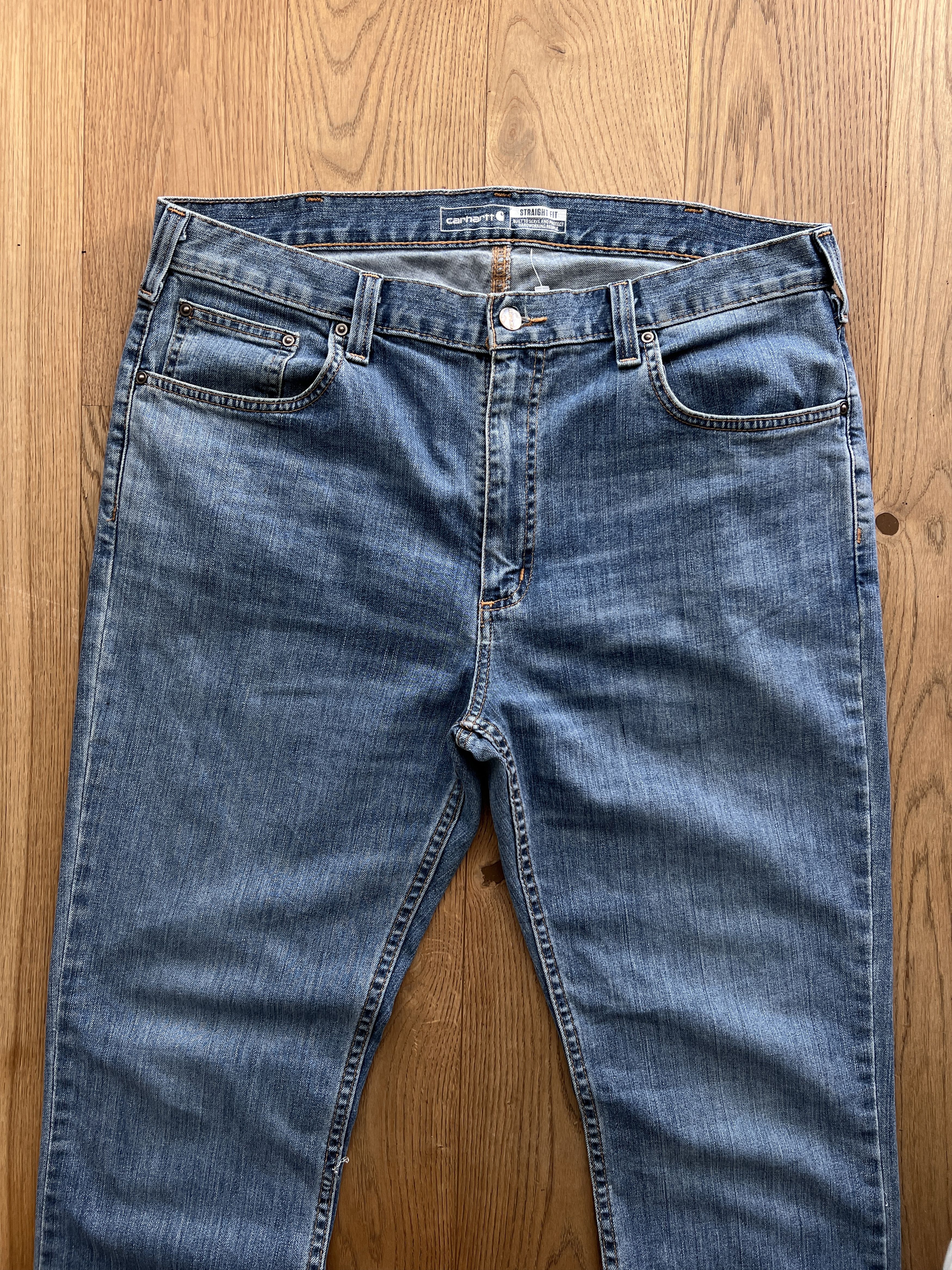 Carhartt Carhartt workwear vintage 2000s Rugged Flex retro denim jean Size US 36 / EU 52 - 14 Thumbnail