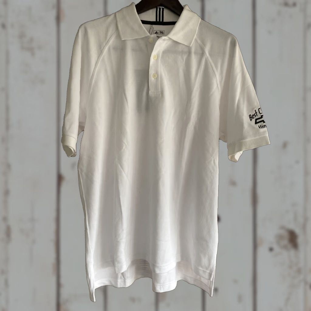 Adidas Adidas Shirt Mens L White Golf Climalite Polo NWT Best Chevy Hingham MA Size US L / EU 52-54 / 3 - 1 Thumbnail