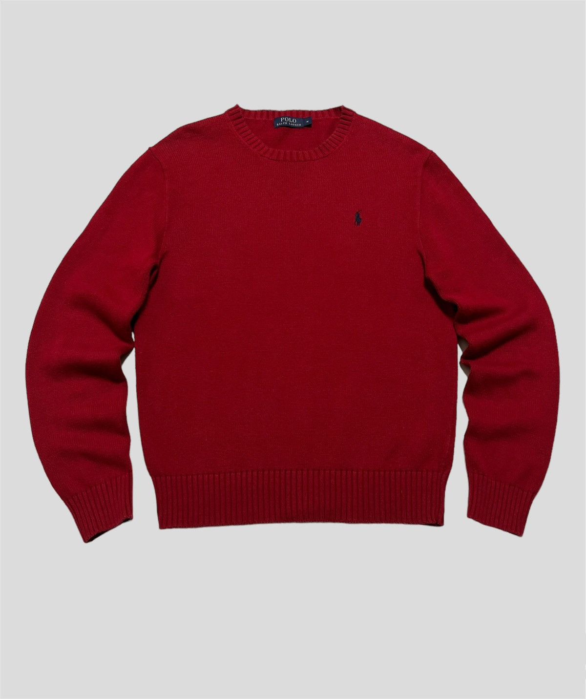 Vintage Polo Ralph Lauren Vintage Red Sweater Size US M / EU 48-50 / 2 - 3 Thumbnail