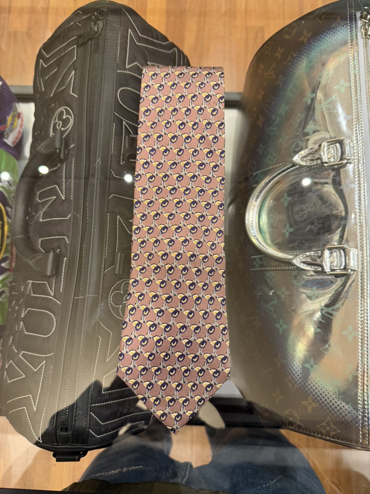 Christian Dior Monsieur Christian Dior Monsieur Tie - Brown Size ONE SIZE - 1 Thumbnail
