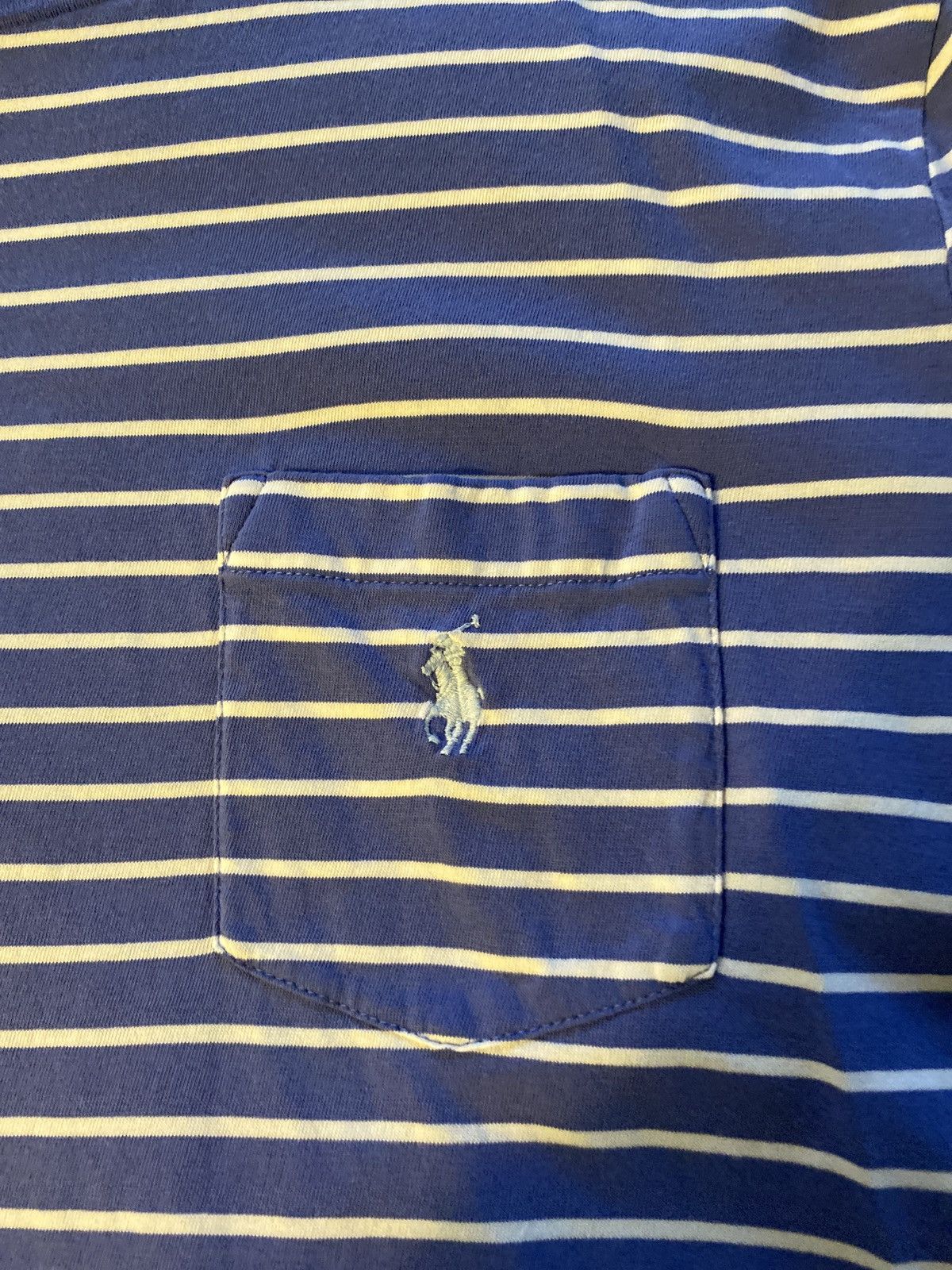 Ralph Lauren Polo Ralph Lauren mens striped t-shirt size L turquoise pony Size US L / EU 52-54 / 3 - 3 Thumbnail