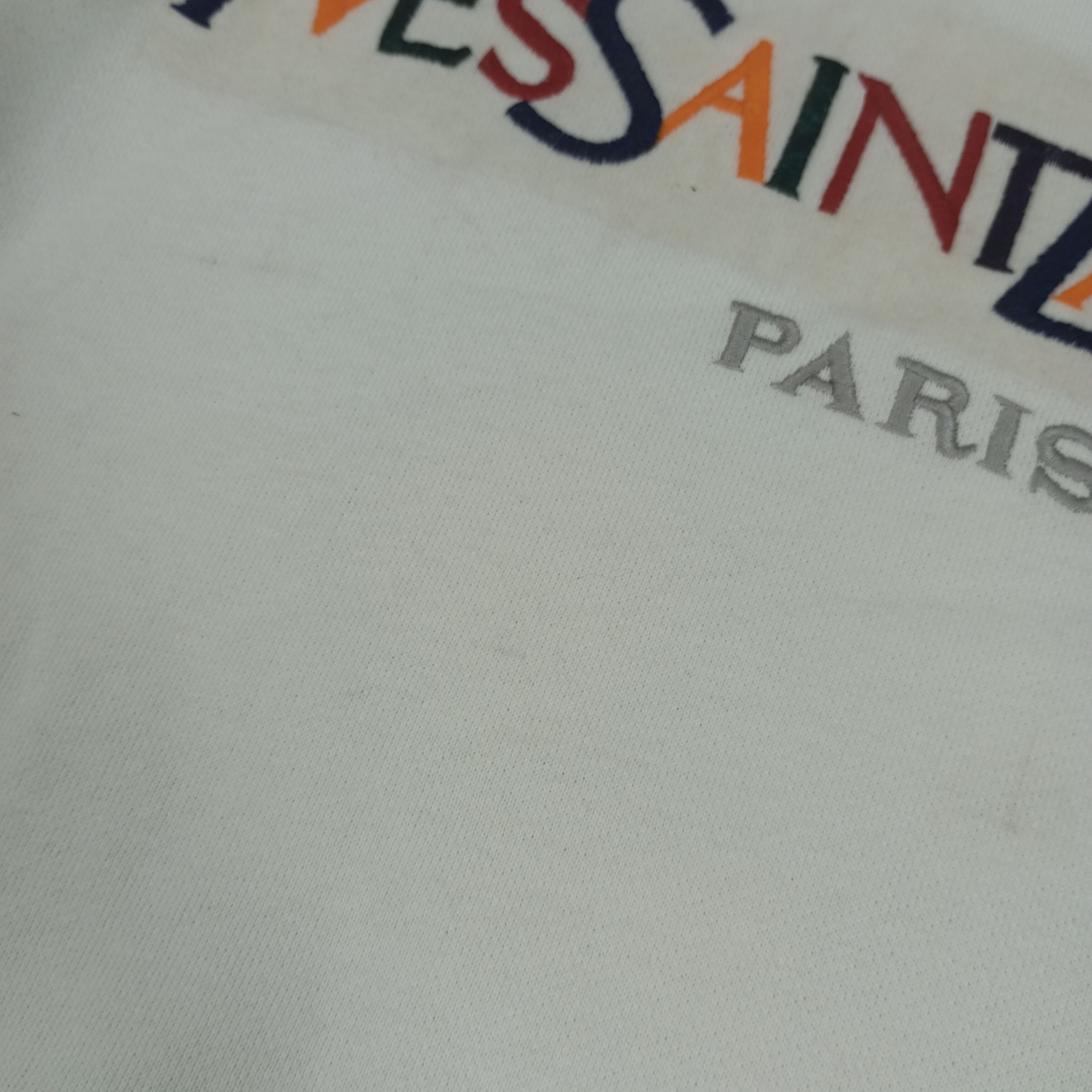 Vintage Yves Saint Laurent Paris Fashion Designer Brand Sweatshirt Size US M / EU 48-50 / 2 - 8 Thumbnail