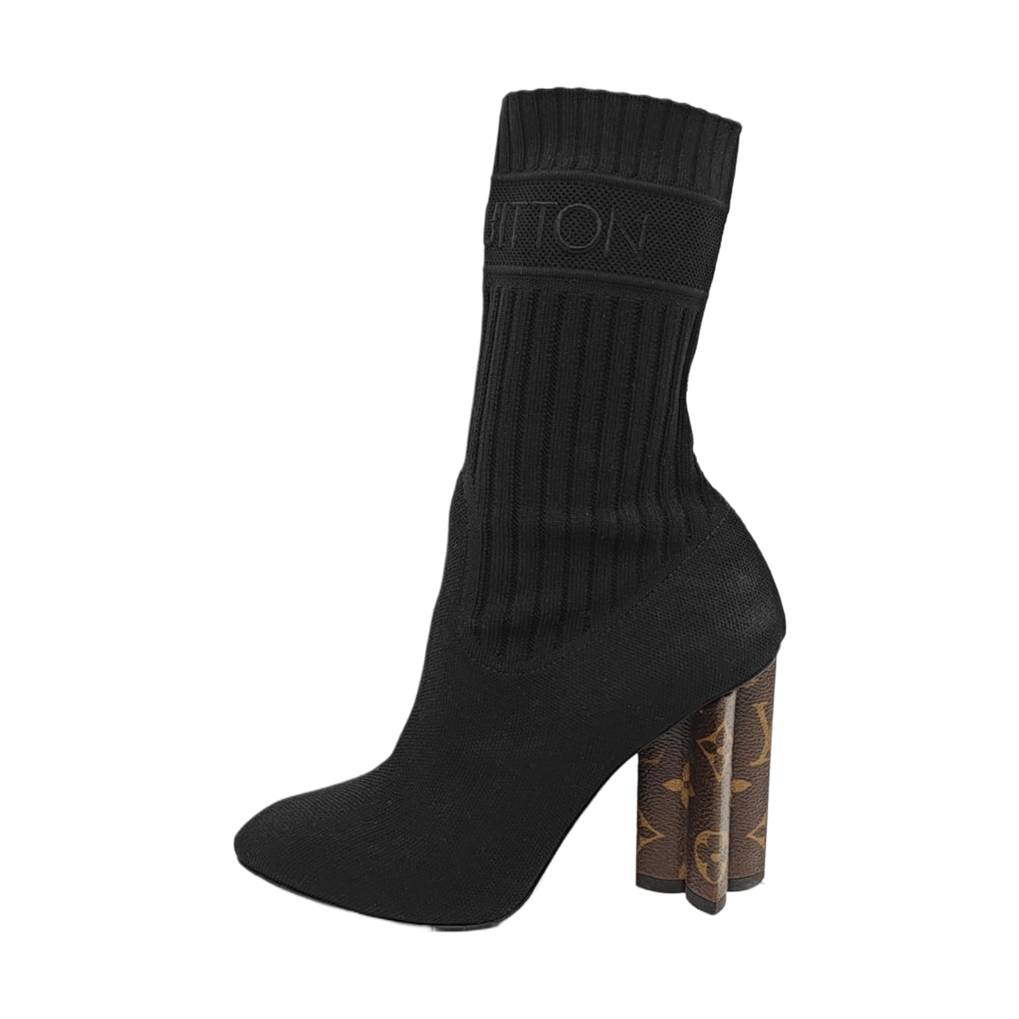Louis Vuitton Louis Vuitton Monogram Heel Knit Boots Size 36 Size US 6 / IT 36 - 1 Thumbnail