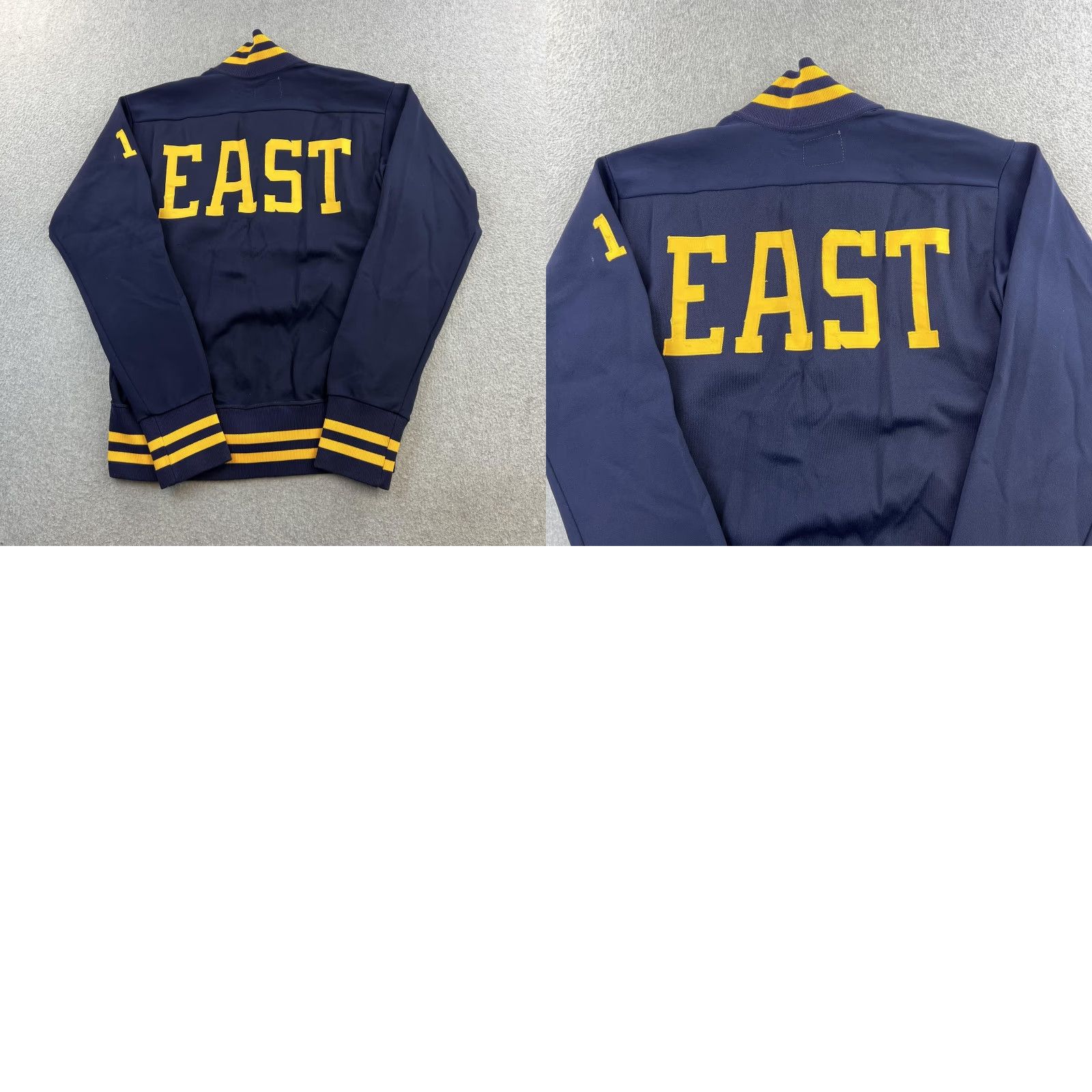 Wilson VINTAGE Wilson Track Jacket Mens Medium Navy Yellow East 60s 70s USA Size US M / EU 48-50 / 2 - 9 Thumbnail