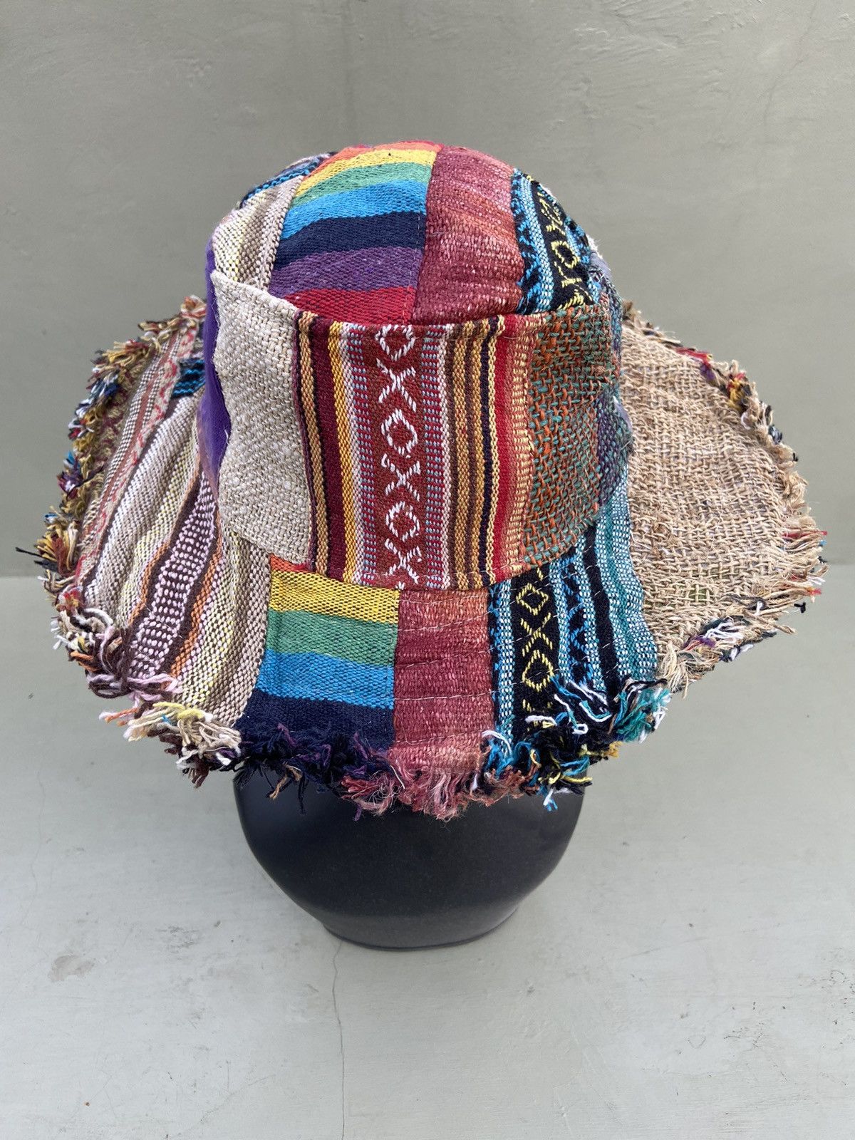Japanese Brand jungle hat patchwork embroidery inspiration KAPITAL japan Size ONE SIZE - 5 Thumbnail