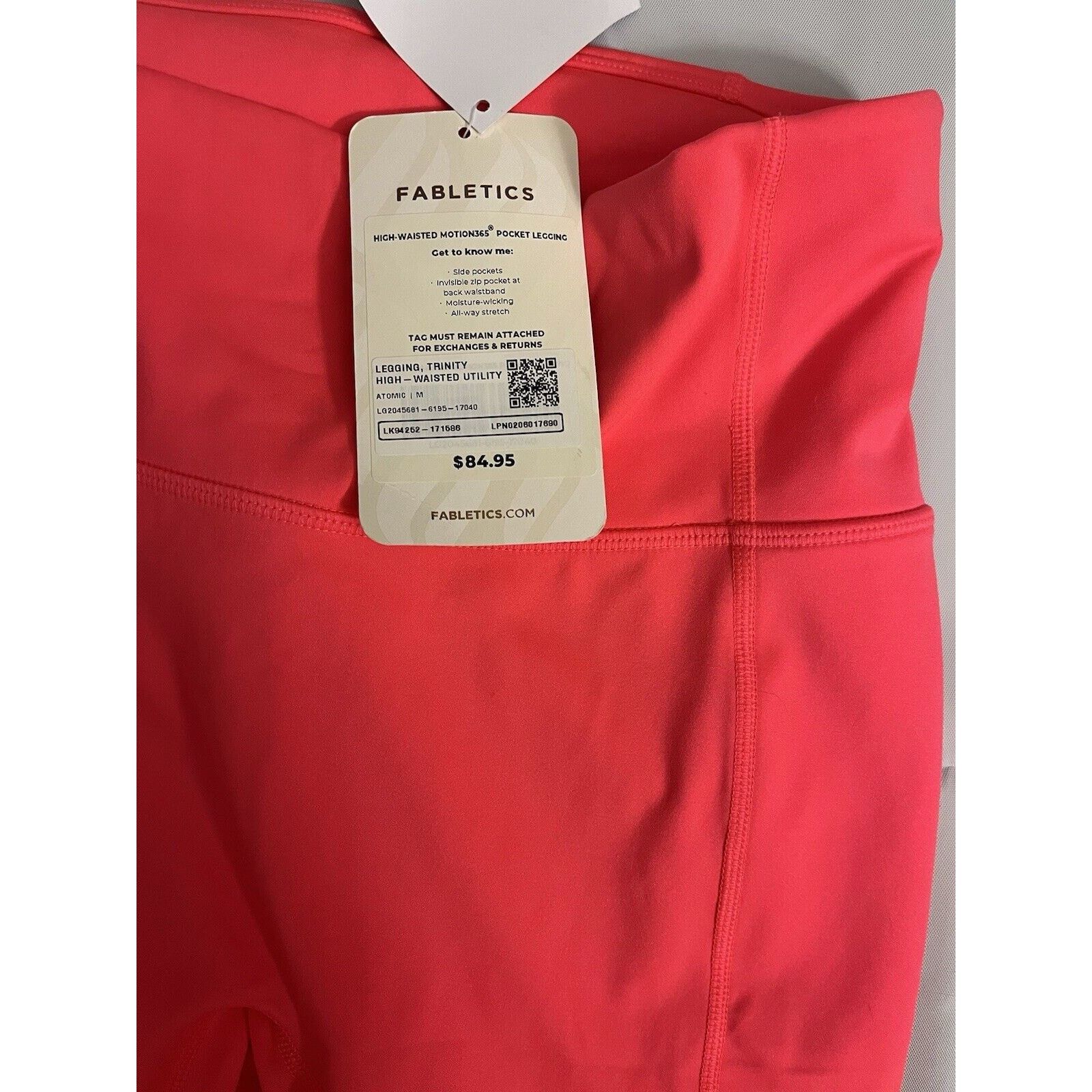 Fabletics NWT Fabletics Trinity High Waisted Utility Leggings Sz Med Size 30" / US 8 / IT 44 - 2 Thumbnail