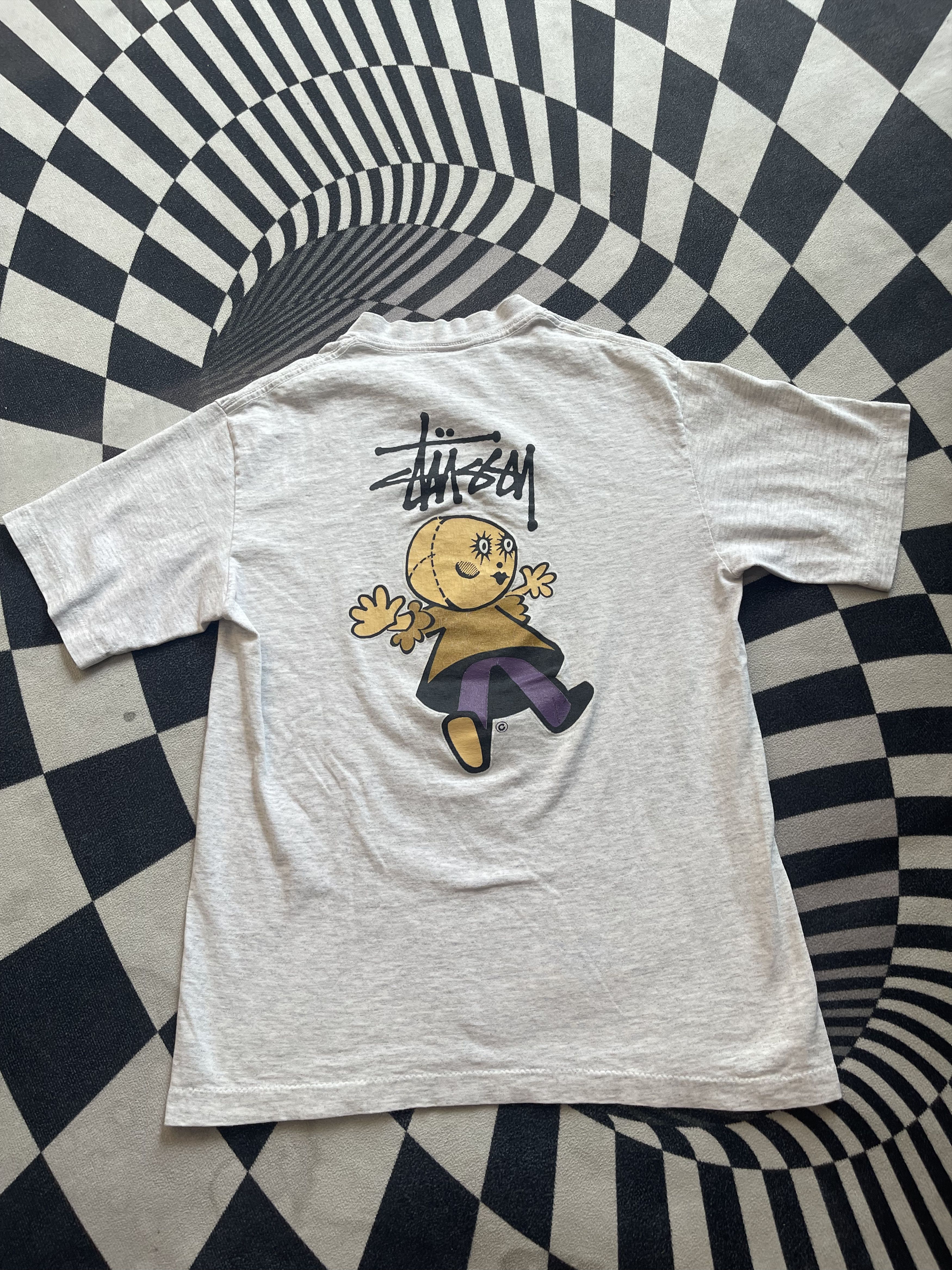 Stussy Vintage 90s Stussy "Doll Graphic" T-Shirt Size US S / EU 44-46 / 1 - 2 Thumbnail