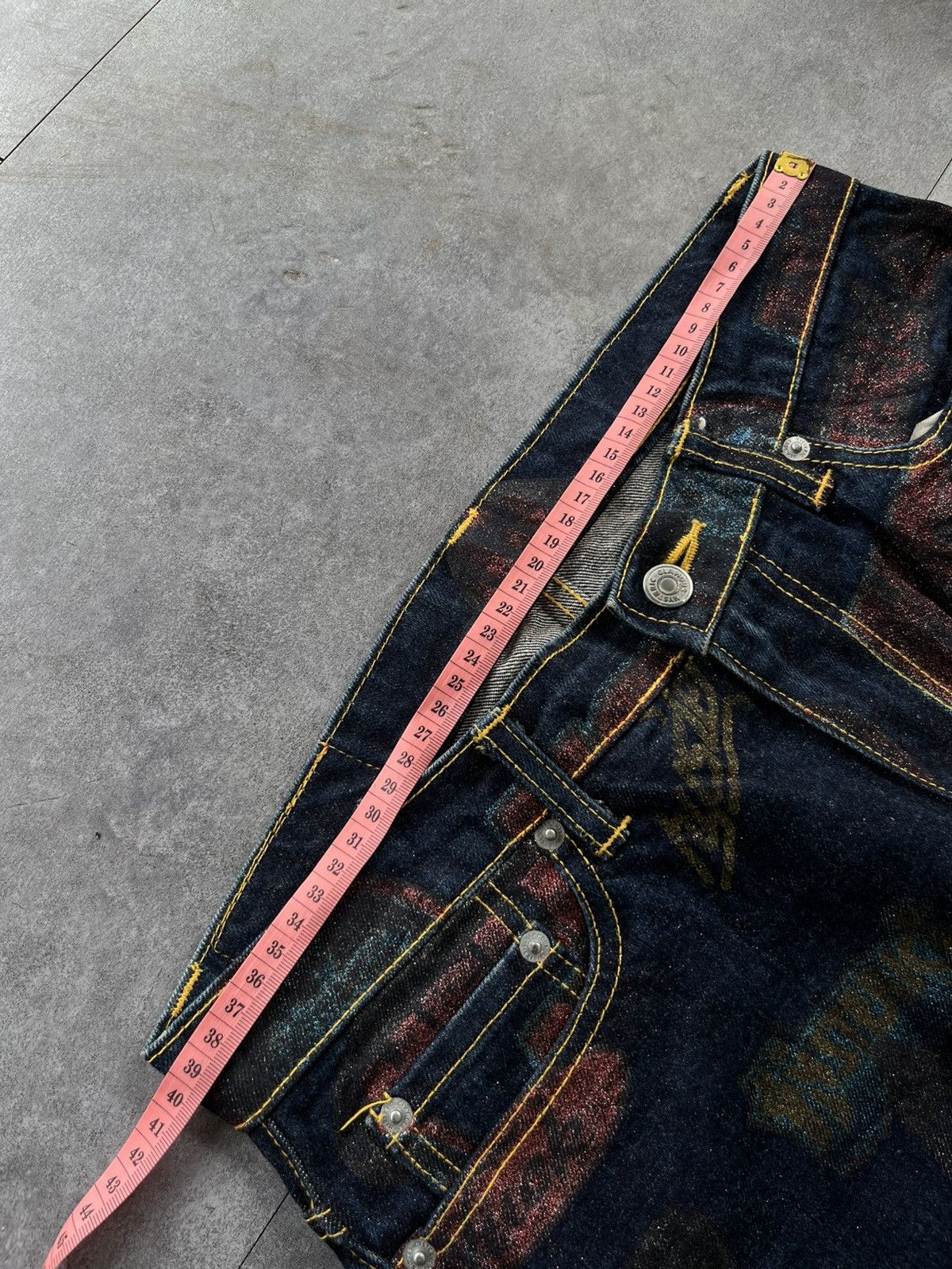Hysteric Glamour Hysteric Glamour Fullprinted Logo Kinky Jeans Size US 30 / EU 46 - 6 Thumbnail