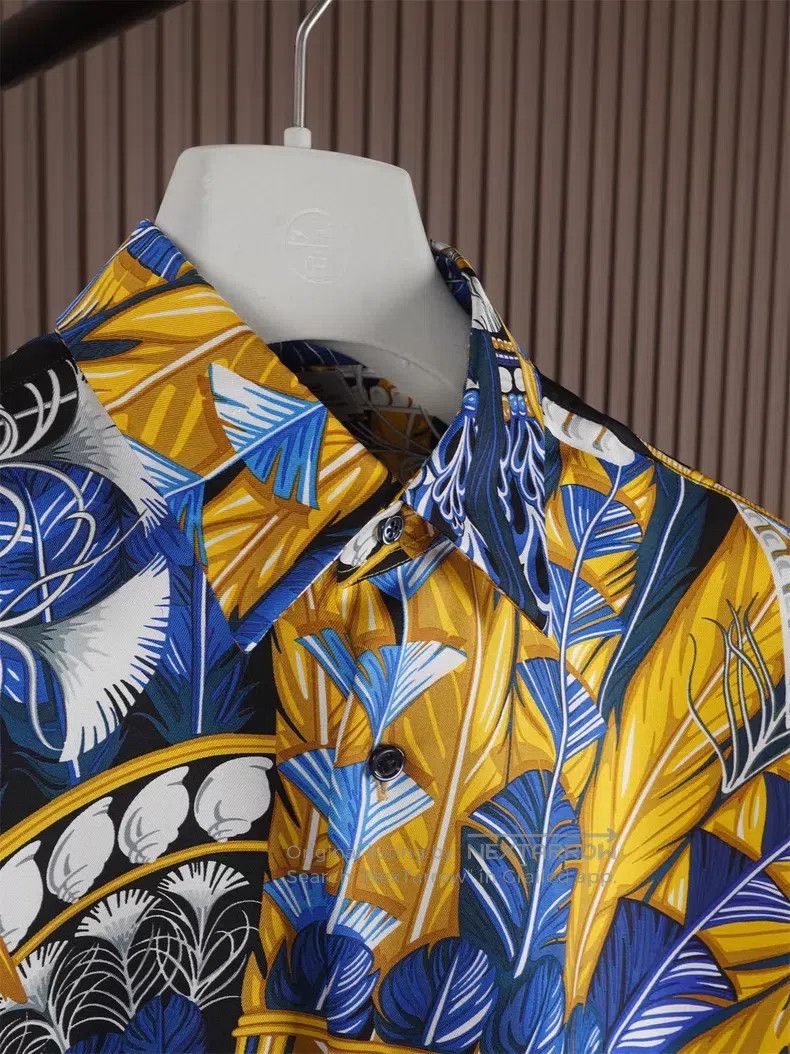 Hermes Hermes size 41 Men's Ceiling Model Shirt Size US XXS / EU 40 - 4 Thumbnail