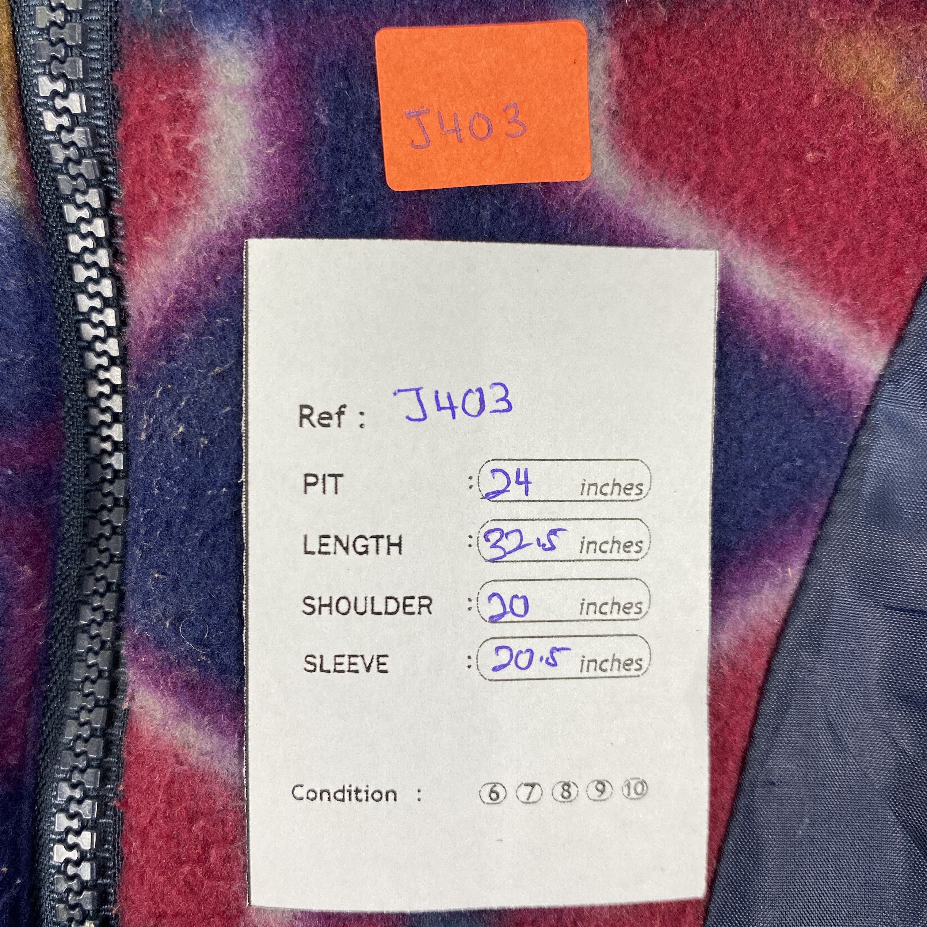 If Six Was Nine Vintage Navajo Art Bandana Fleece Jacket- J403 Size US L / EU 52-54 / 3 - 8 Thumbnail