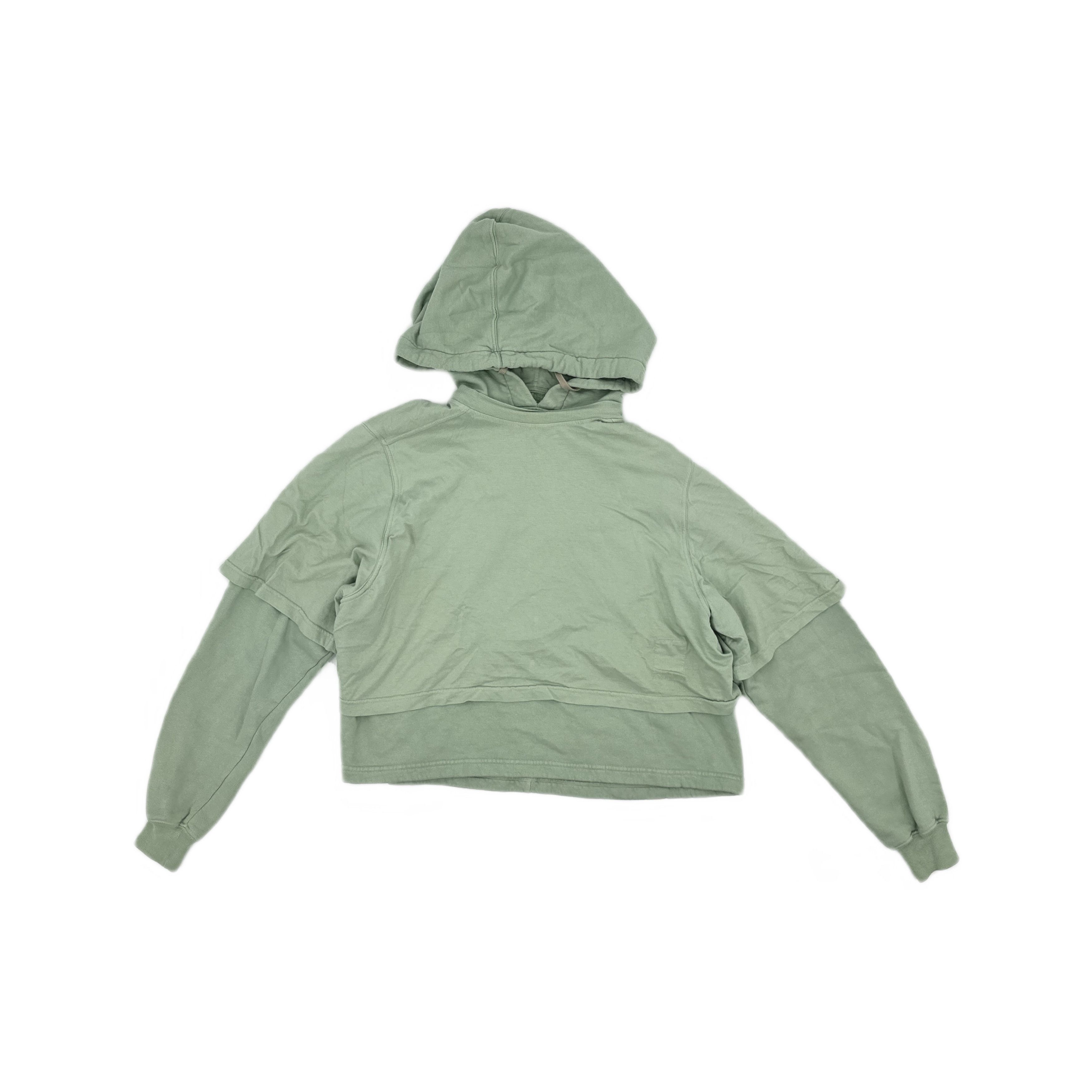 Rick Owens Rick Owens Layered Green Hoodie S Size US S / EU 44-46 / 1 - 1 Thumbnail