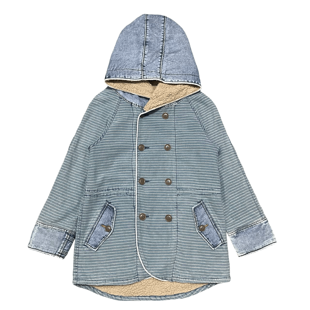 Kapital Vintage Cube Sugar Striped Coat Kapital Style Size US M / EU 48-50 / 2 - 1 Thumbnail