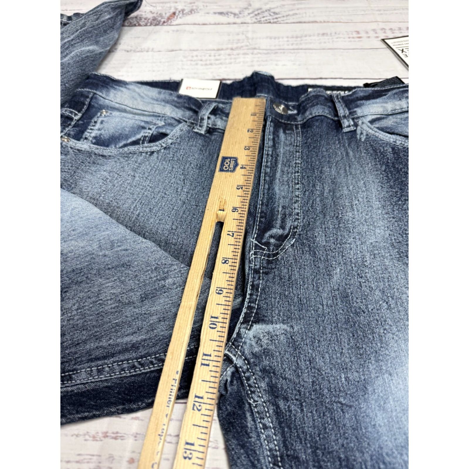 Southpole Southpole Skinny Blue Jeans Men's Sz 38 4 Way Stretch Active Flex New Blue Cotton Polyester Jeans Mens 38 Skinny Stretch Size US 38 / EU 54 - 4 Thumbnail