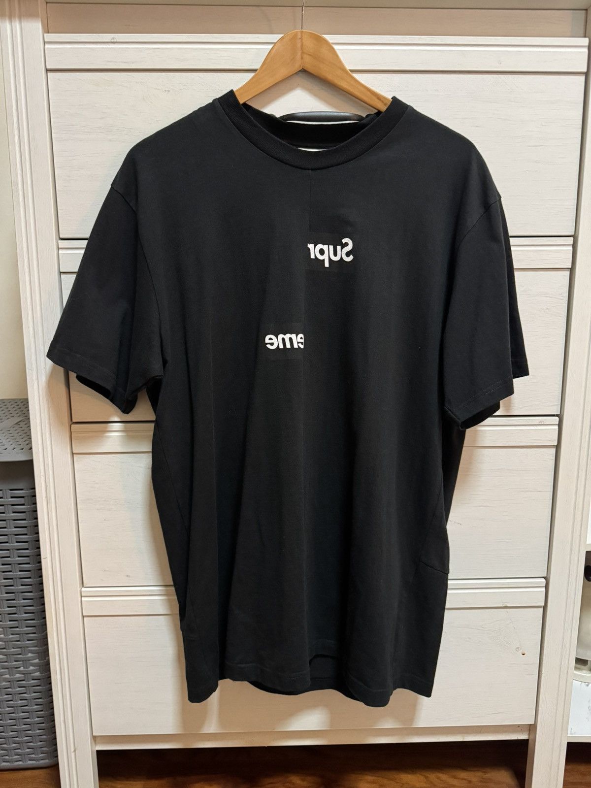 Supreme Comme des Garcons SHIRT Split Box Logo Tee