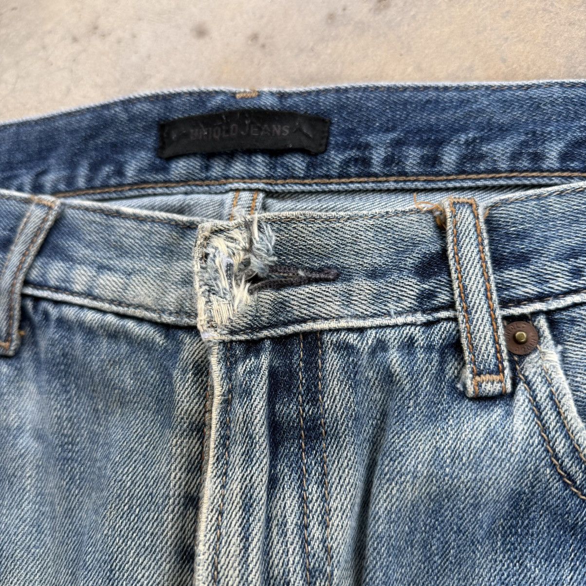 Japanese Brand Vintage Japanese faded jeans denim pants Size US 35 - 8 Thumbnail