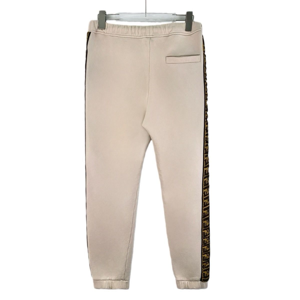 Fendi Fendi Color-block Logo Tape Cuffed Casual Sports Pants K26WX Size 27" / US 4 / IT 40 - 2 Thumbnail