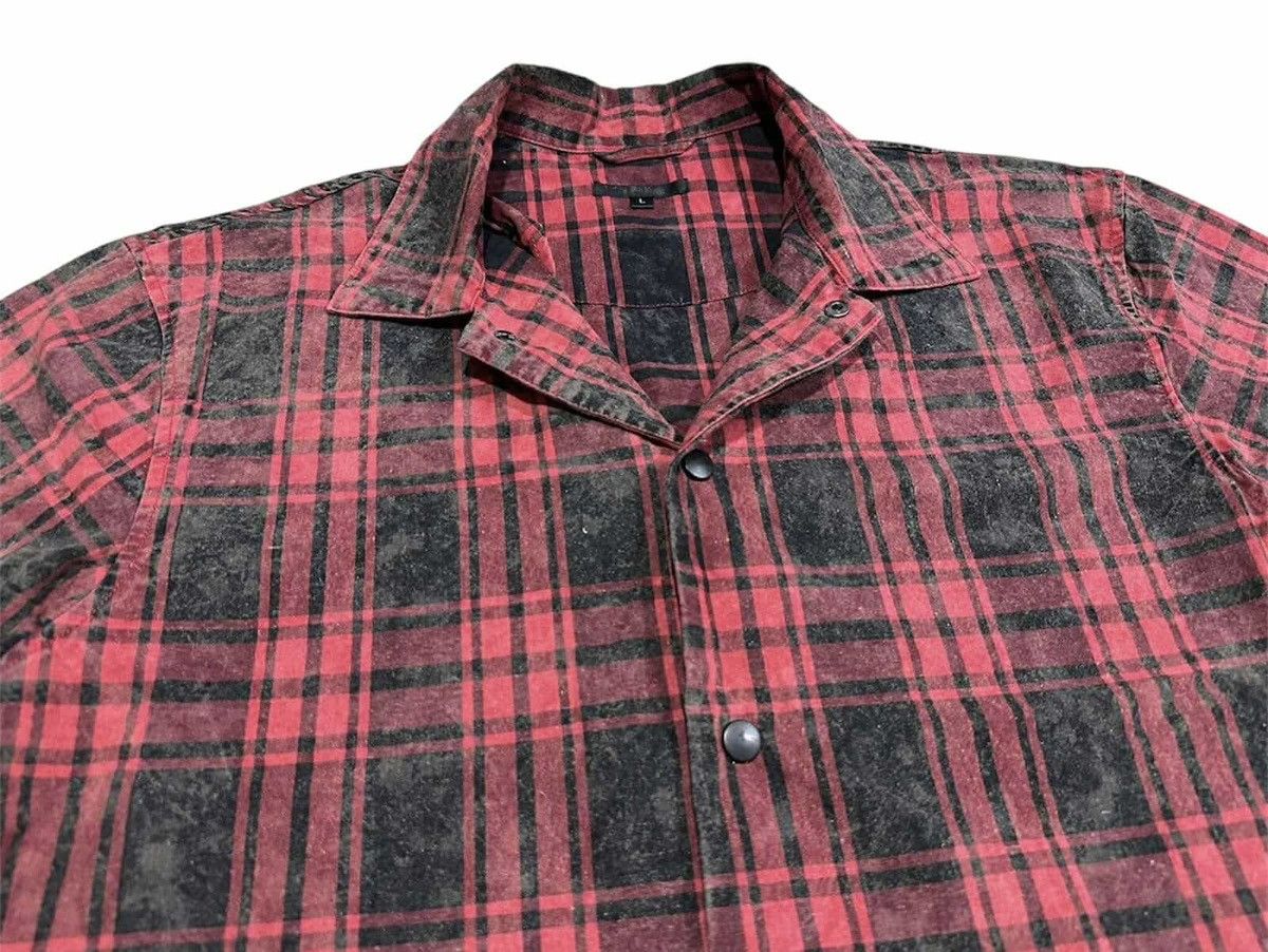 Hysteric Glamour × If Six Was Nine × Japanese Brand 🔥Sick Y2K Bike Star Dust Flannel Shirt Punk Size US L / EU 52-54 / 3 - 1 Thumbnail