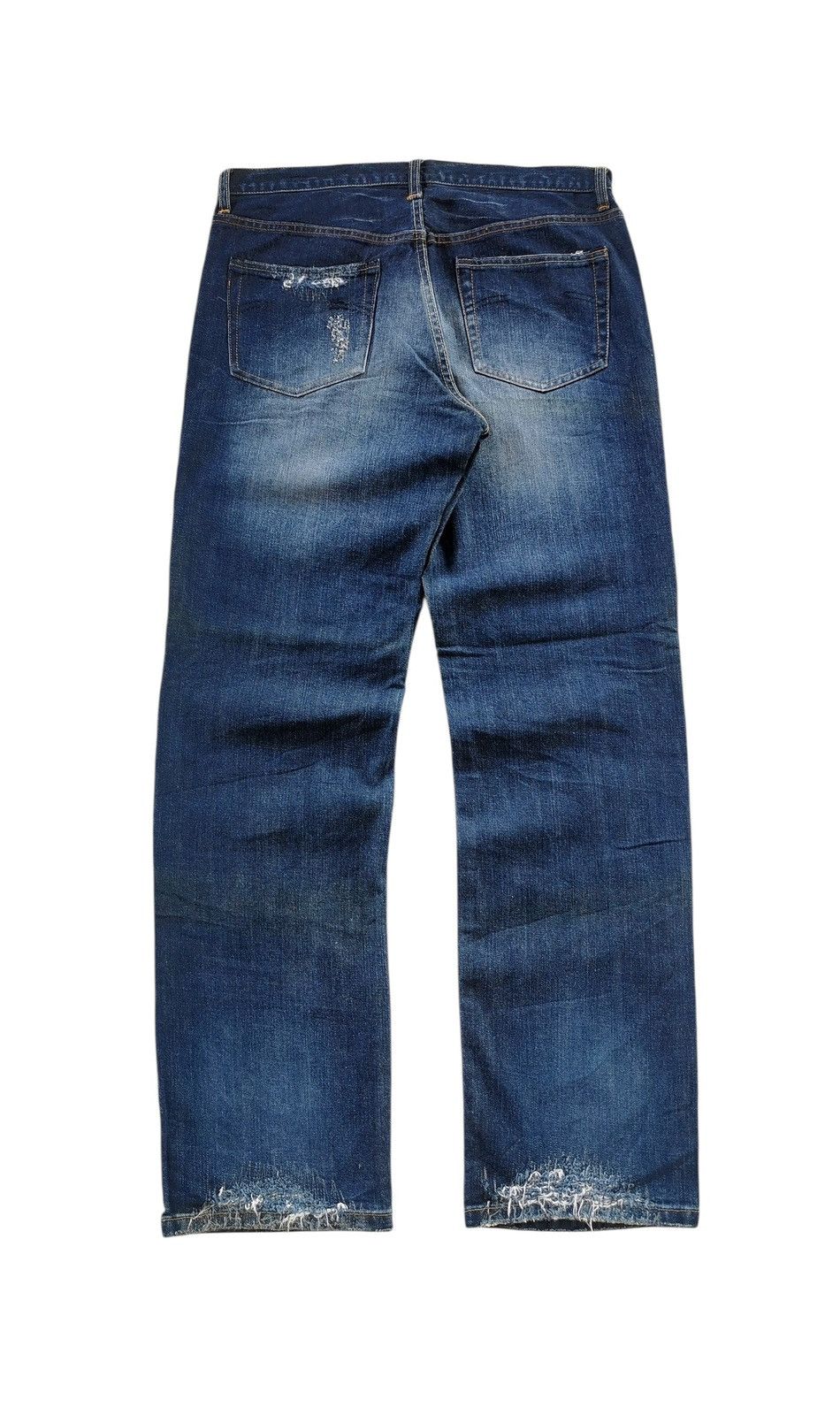 Kapital Vintage Rock Wood Patches Faded Jeans Size US 34 / EU 50 - 9 Thumbnail