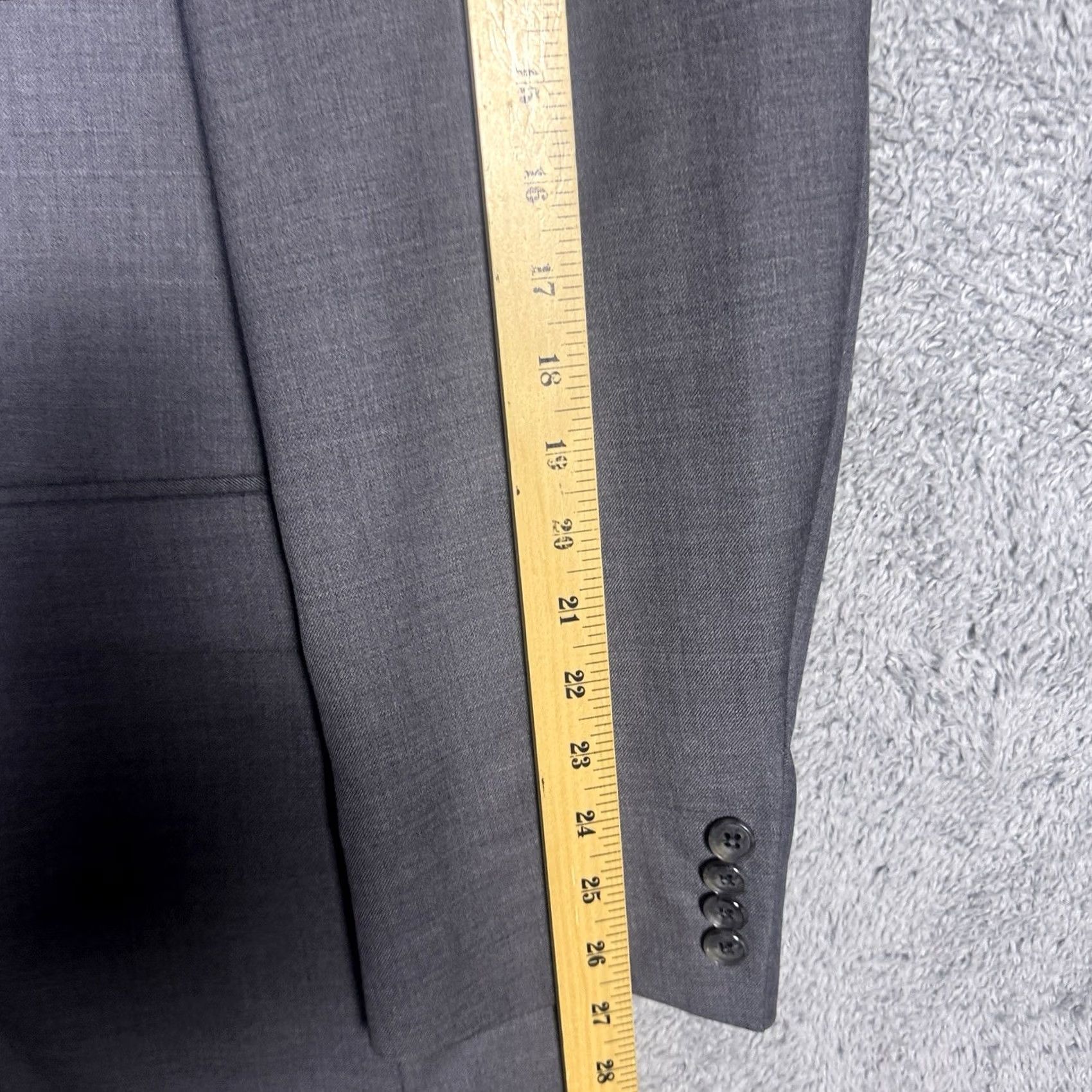 Joseph Abboud Joseph Abboud Blazer Men 44L Zignone Super 110s Wool Sport Coat Italy Size 44R - 7 Thumbnail