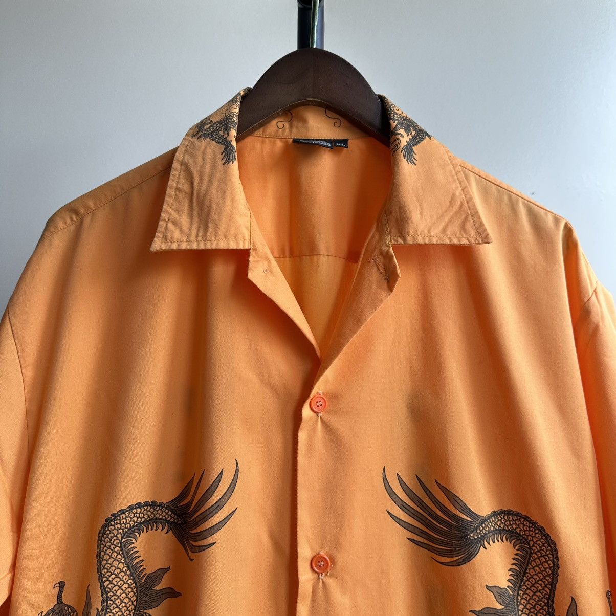 Japanese Brand Vintage Dragon Japanese Crazy Hawaiian Shirt All Over Print Size US XL / EU 56 / 4 - 2 Thumbnail