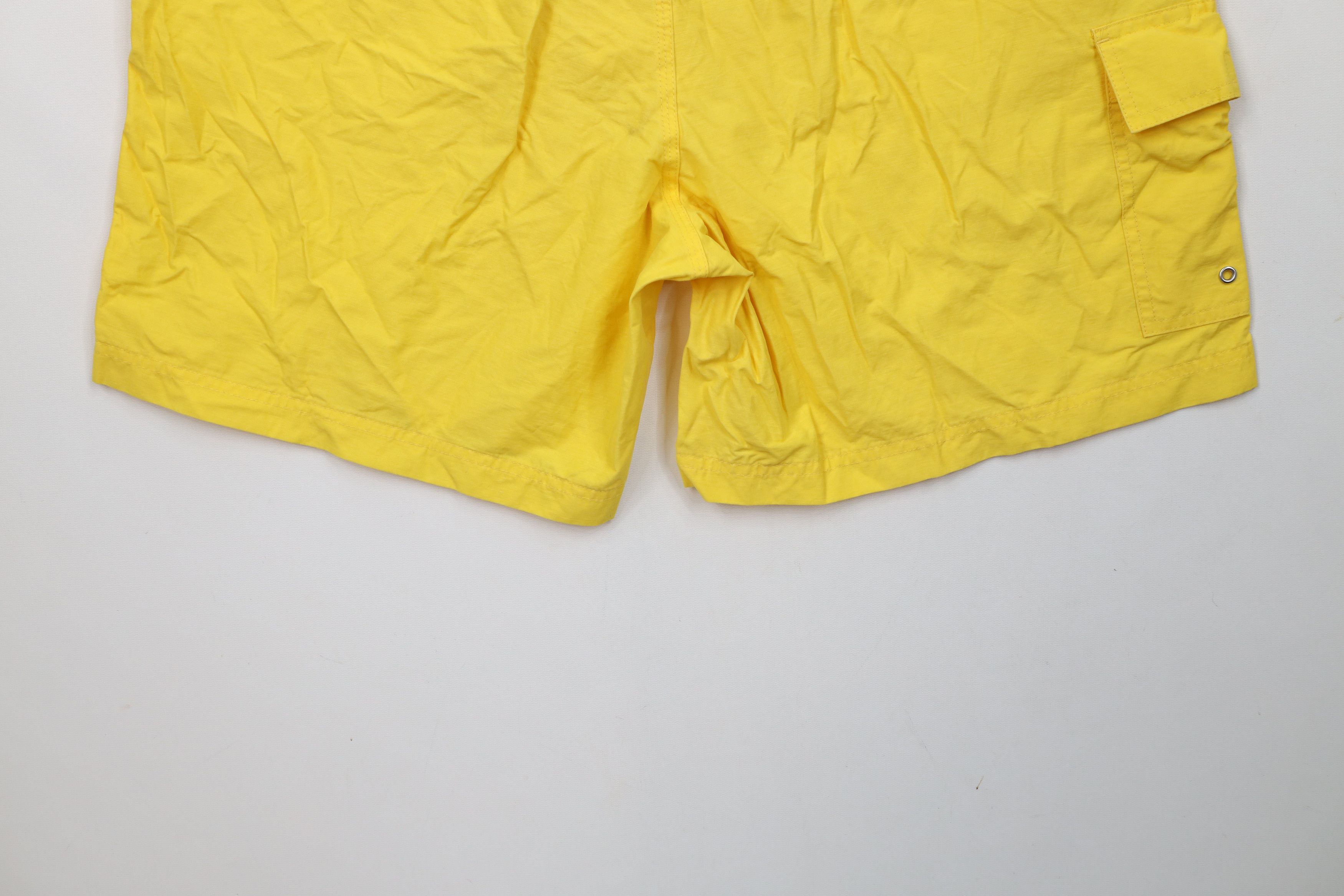 Brooks Brothers × Vintage Vintage Brooks Brothers Above Knee Shorts Swim Trunks Yellow Size US 36 / EU 52 - 12 Thumbnail