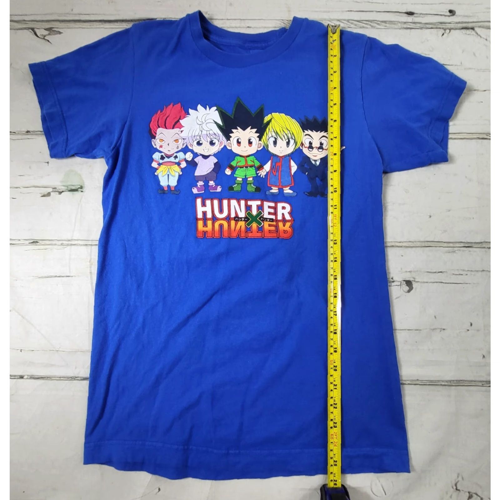 Hunter Hunter X Hunter T-Shirt Blue Short Sleeve Mens Size S EUC Size US S / EU 44-46 / 1 - 4 Thumbnail