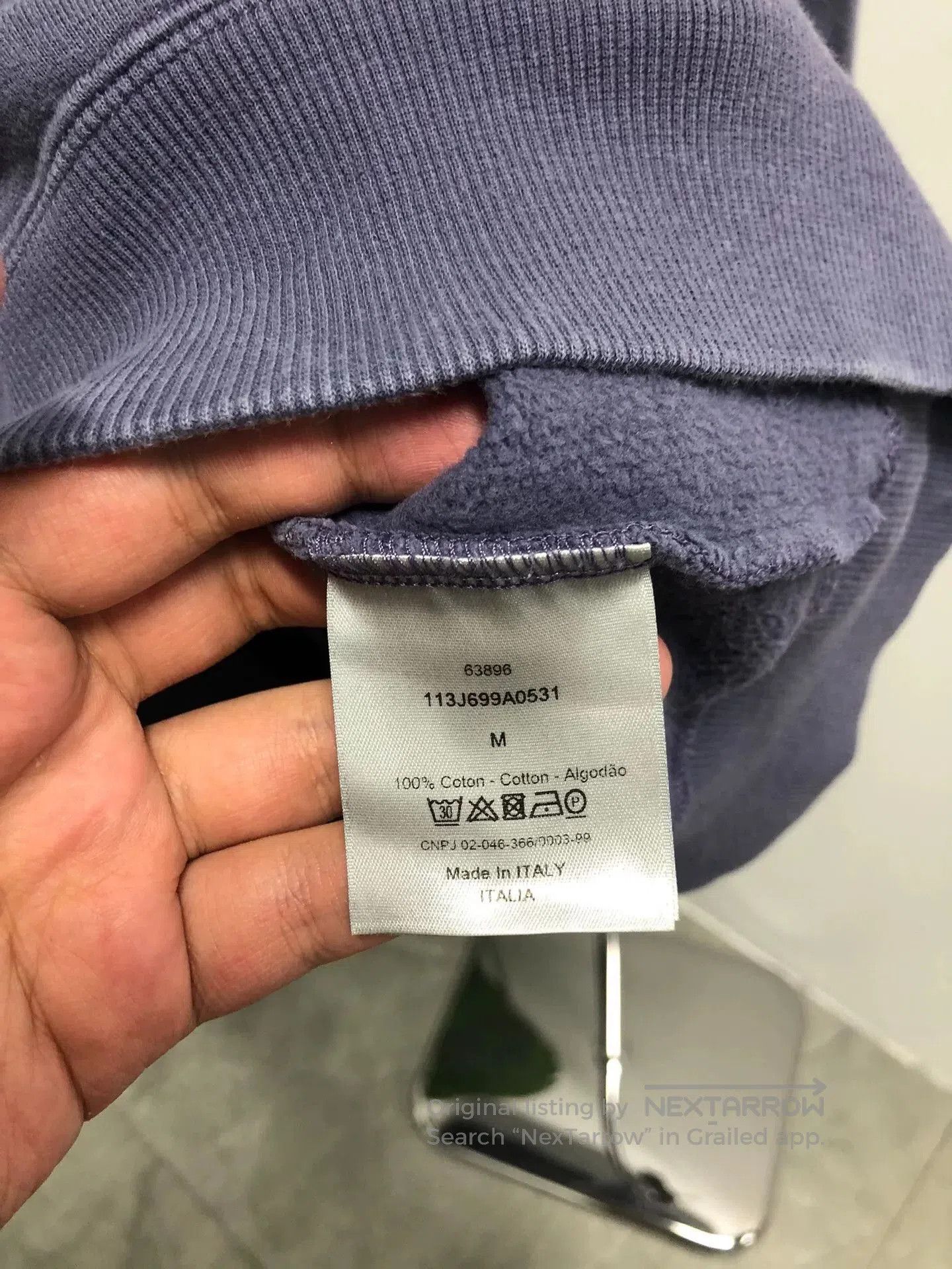 Dior dior cd logo long sleeve sweatshirt lavender. Size US M / EU 48-50 / 2 - 4 Thumbnail